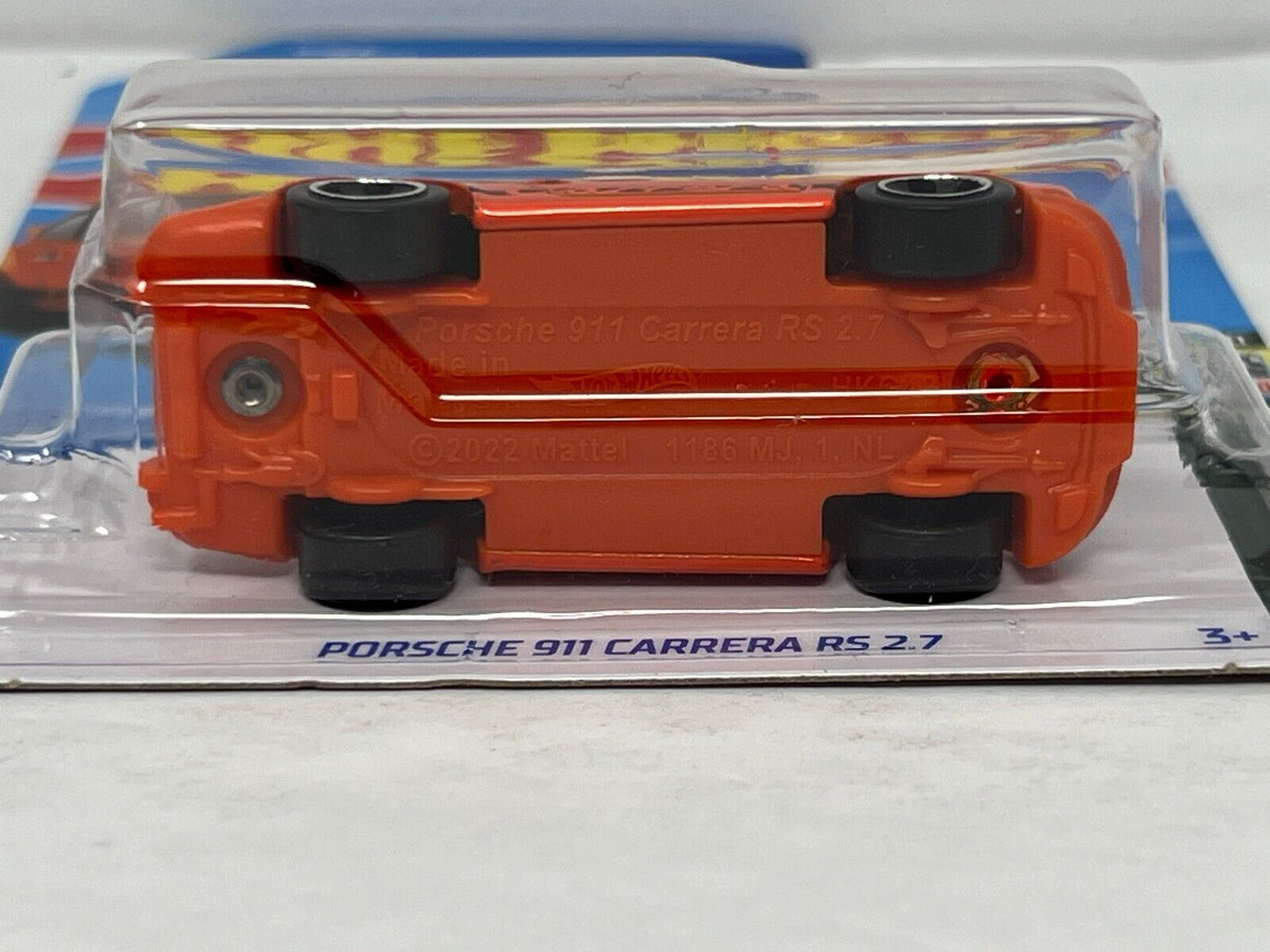 Hot Wheels Retro Racers Porsche 911 Carrera RS 2.7 European Car 1:64 Diecast Orange V3