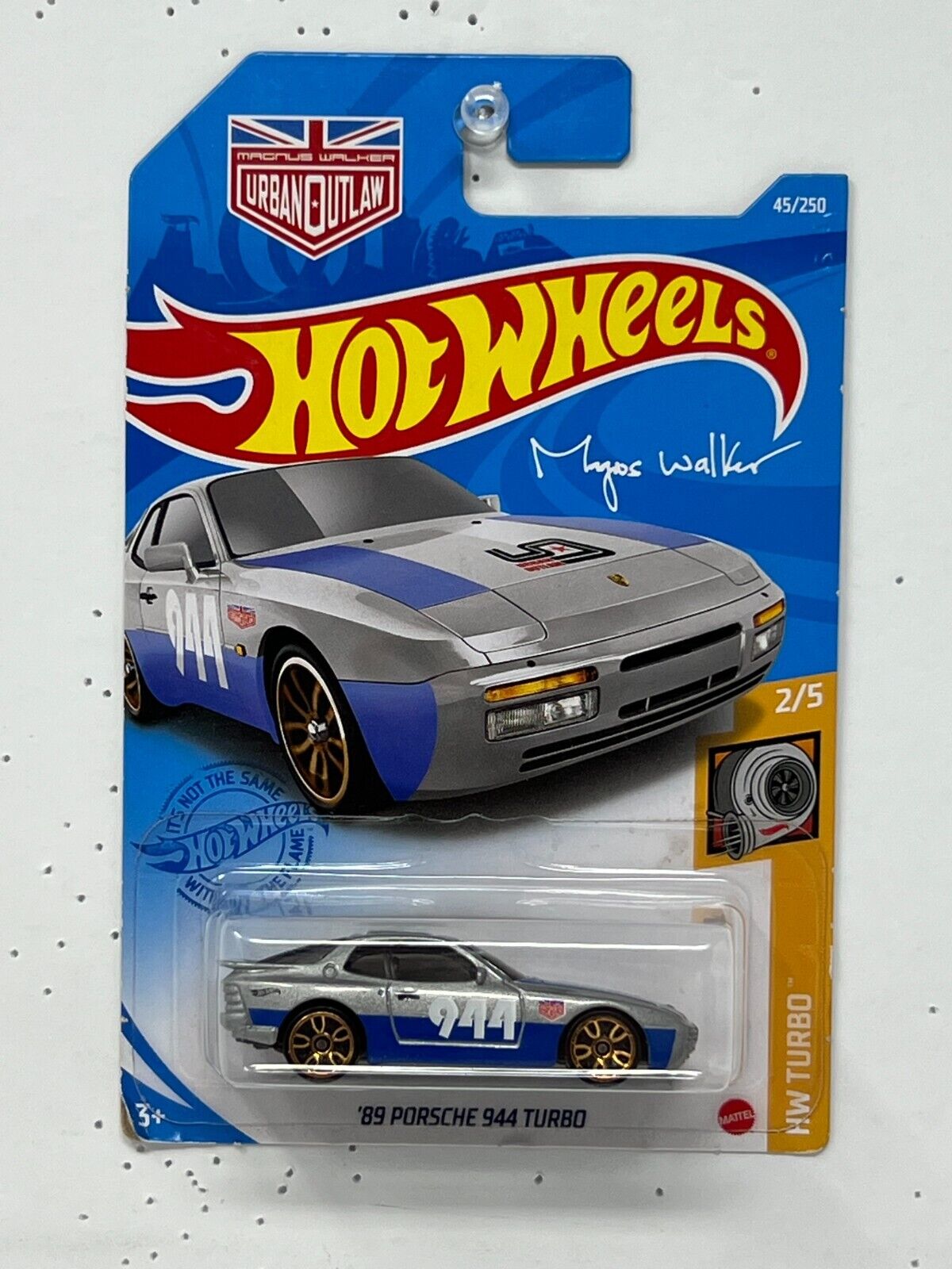 Hot Wheels HW Turbo 1989 Porsche 944 Turbo European Car 1:64 Diecast V2