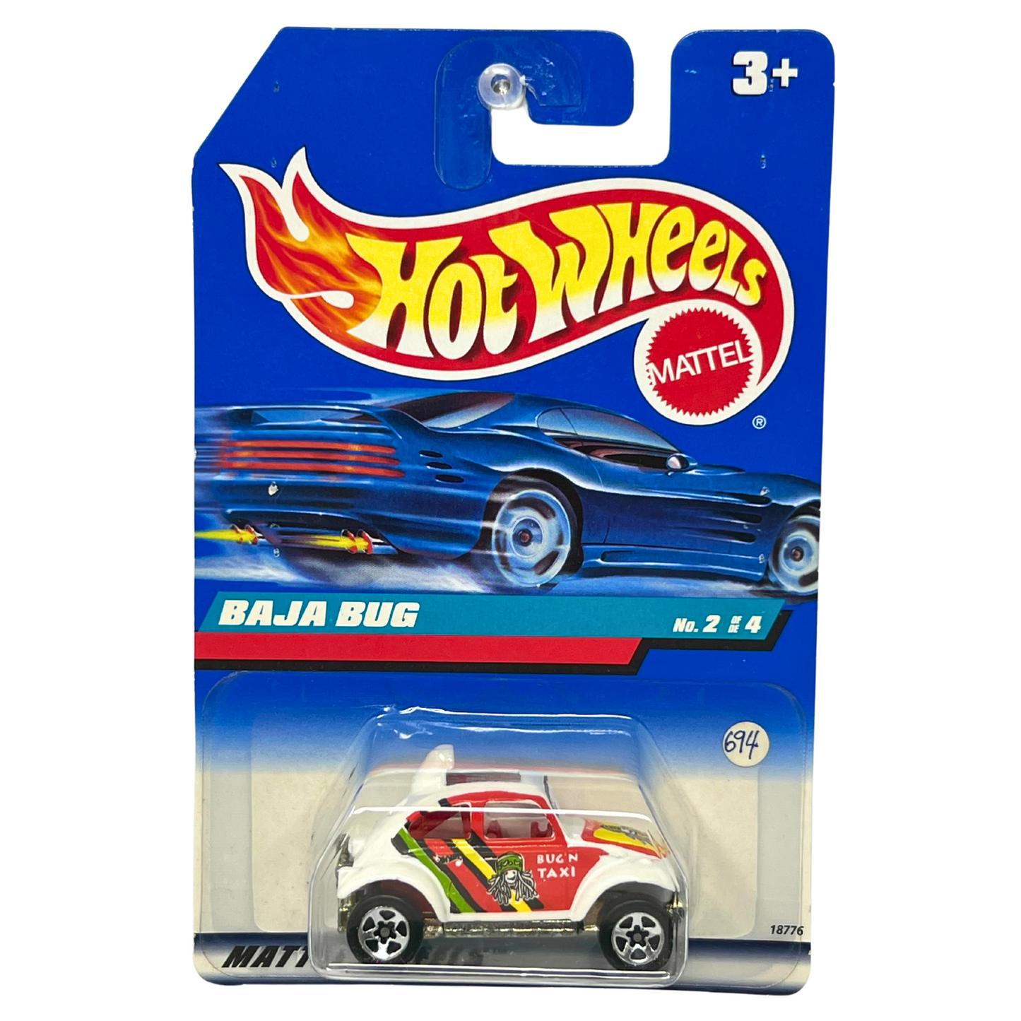 Hot Wheels Tropicool Series Volkswagen Baja Bug #694 European Car 1:64 Diecast