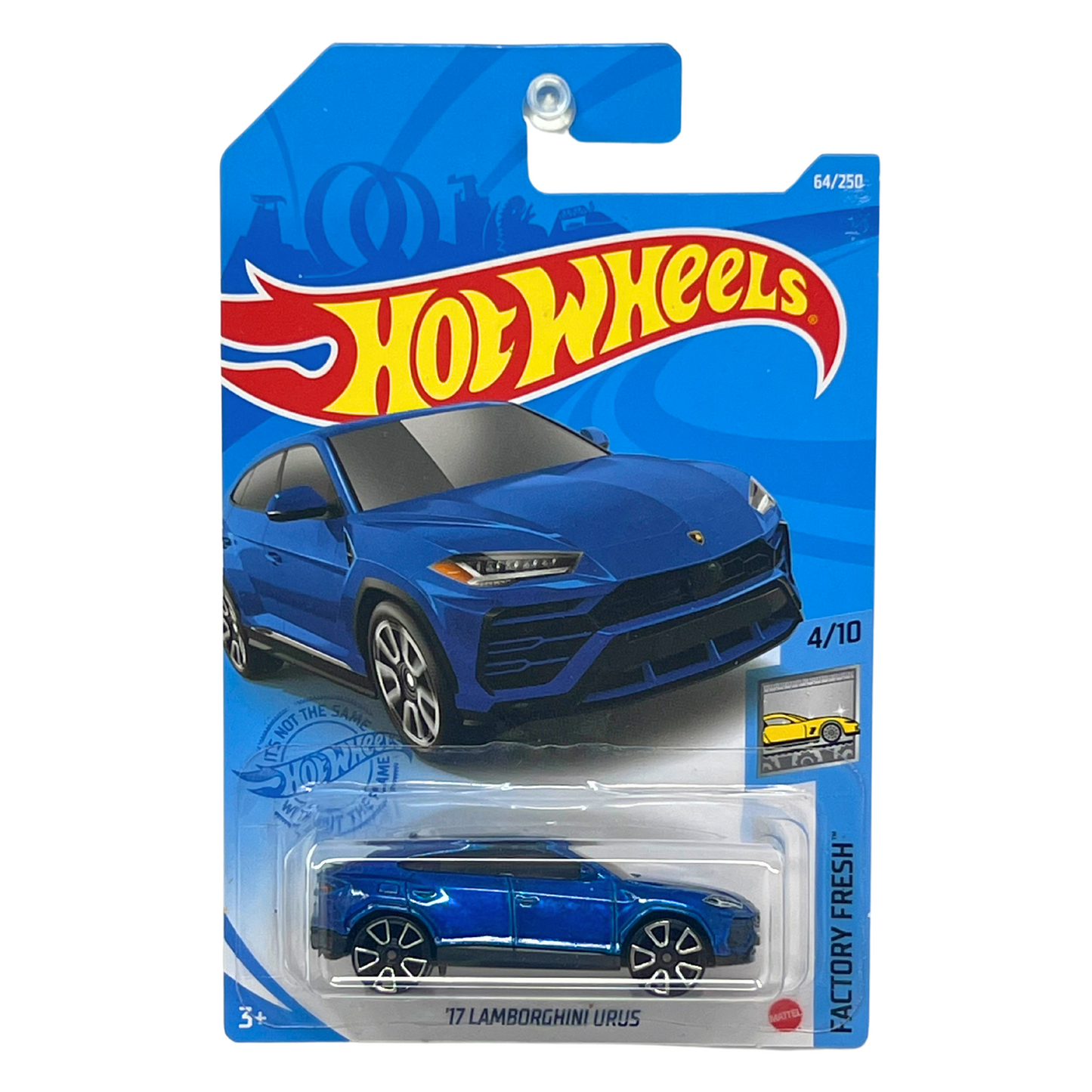 Hot Wheels Factory Fresh 2017 Lamborghini Urus European Car 1:64 Diecast Blue V2