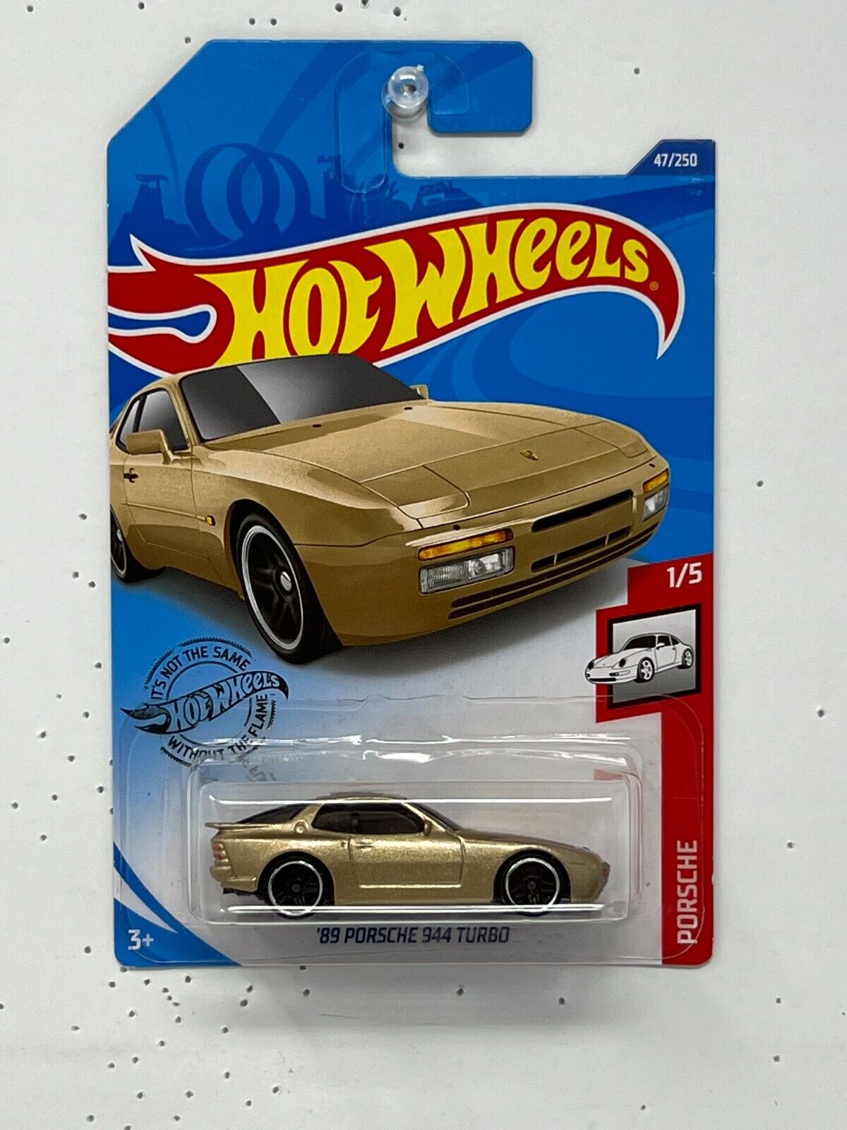 Hot Wheels 1989 Porsche 944 Turbo European Car 1:64 Diecast Gold