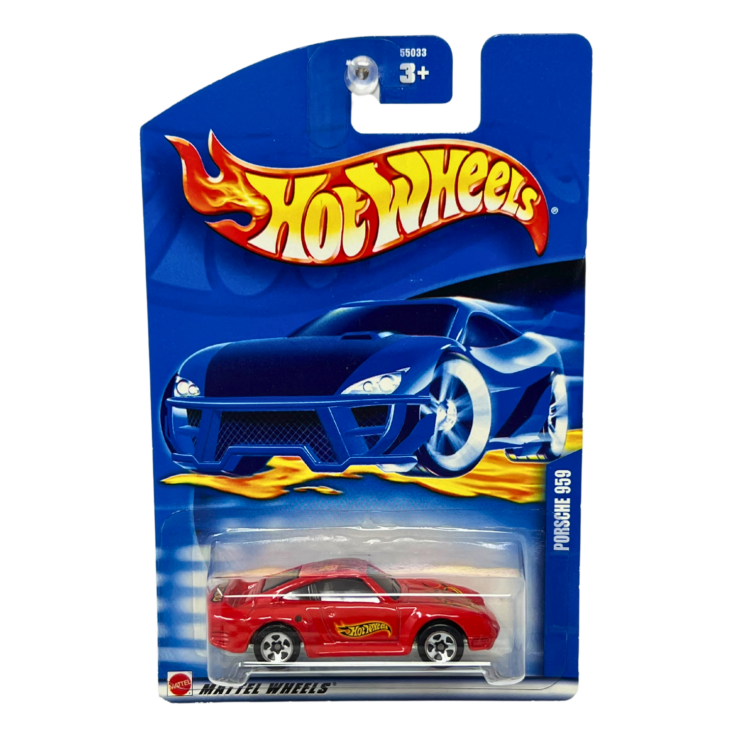 Hot Wheels Porsche 959 European Car 1:64 Diecast Red V2