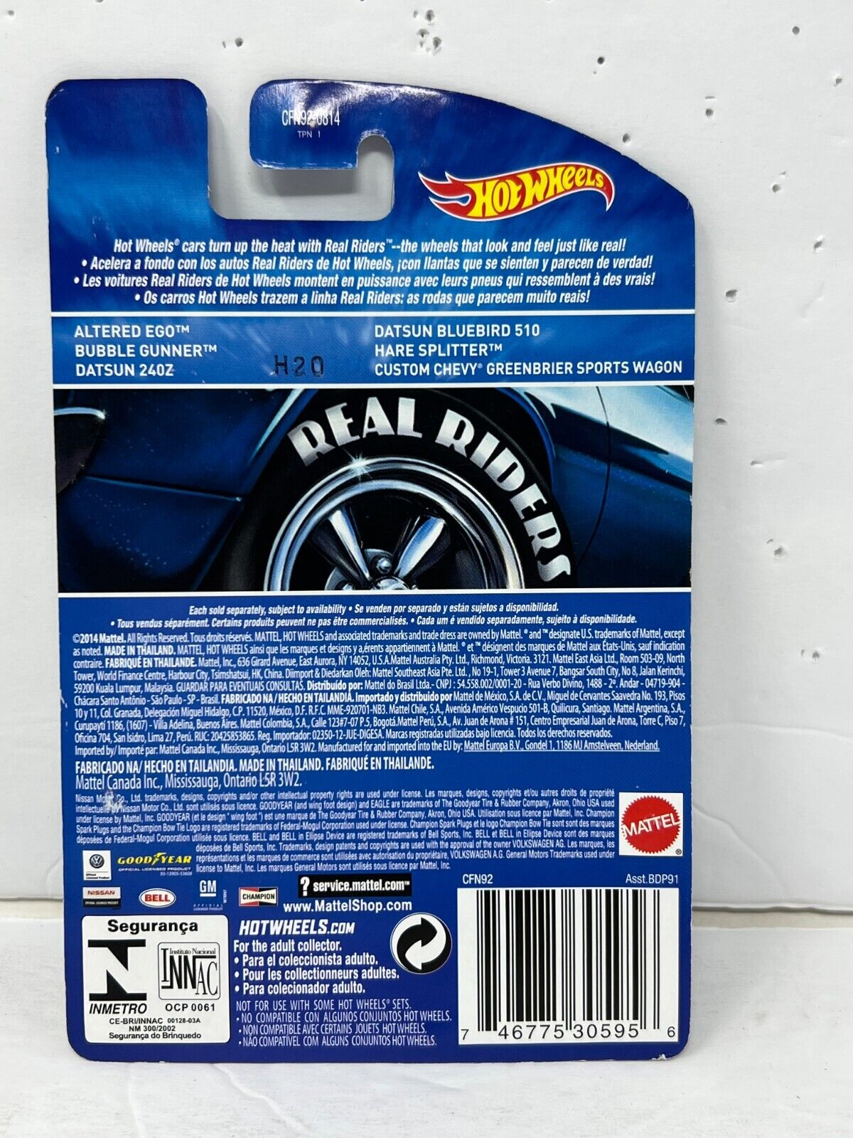 Hot Wheels Heritage Real Riders Datsun Bluebird 510 JDM 1:64 Diecast