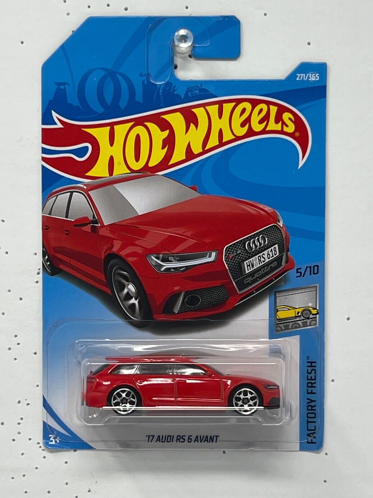 Hot Wheels Factory Fresh 2017 Audi RS 6 Avant European Car 1:64 Diecast