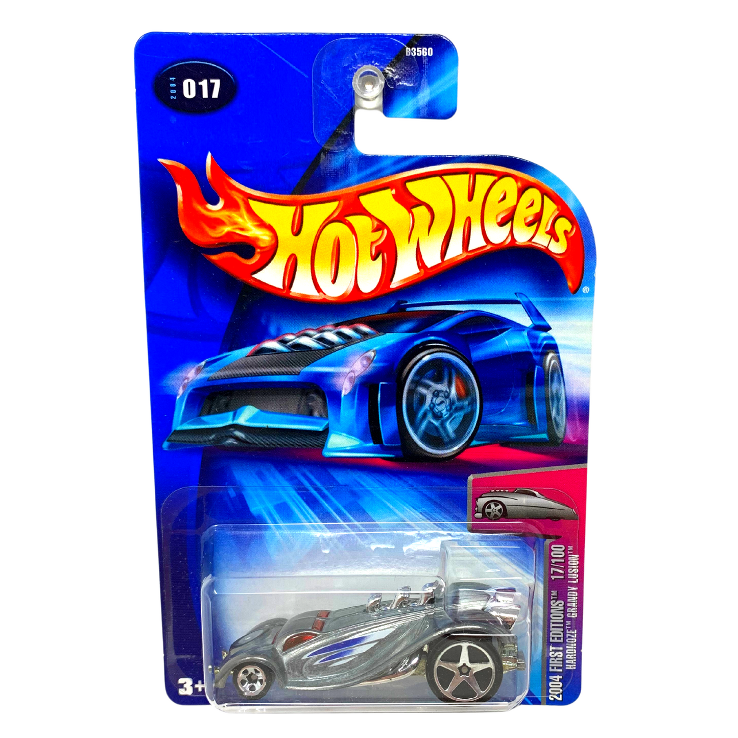 Hot Wheels 2004 First Editions Zamac Hardnoze Grandy Lusion 1:64 Diecast V2