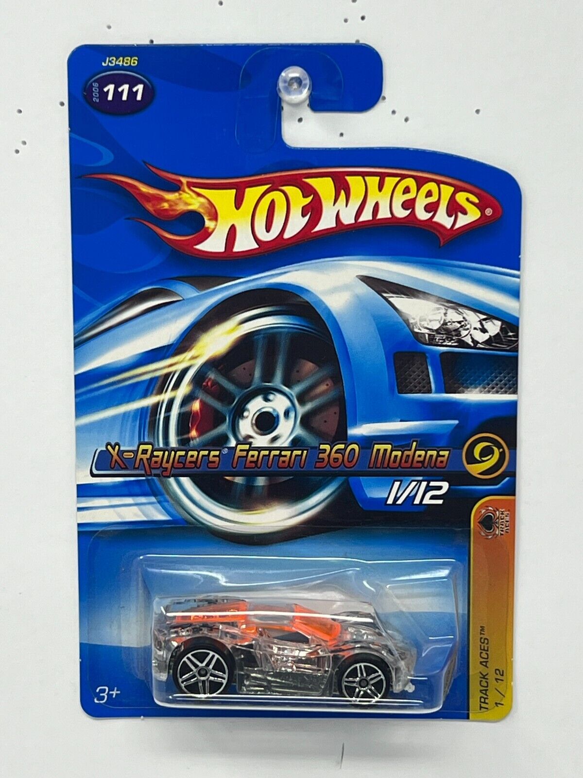 Hot Wheels Track Aces X-Raycers Ferrari 360 Modena European Car 1:64 Diecast