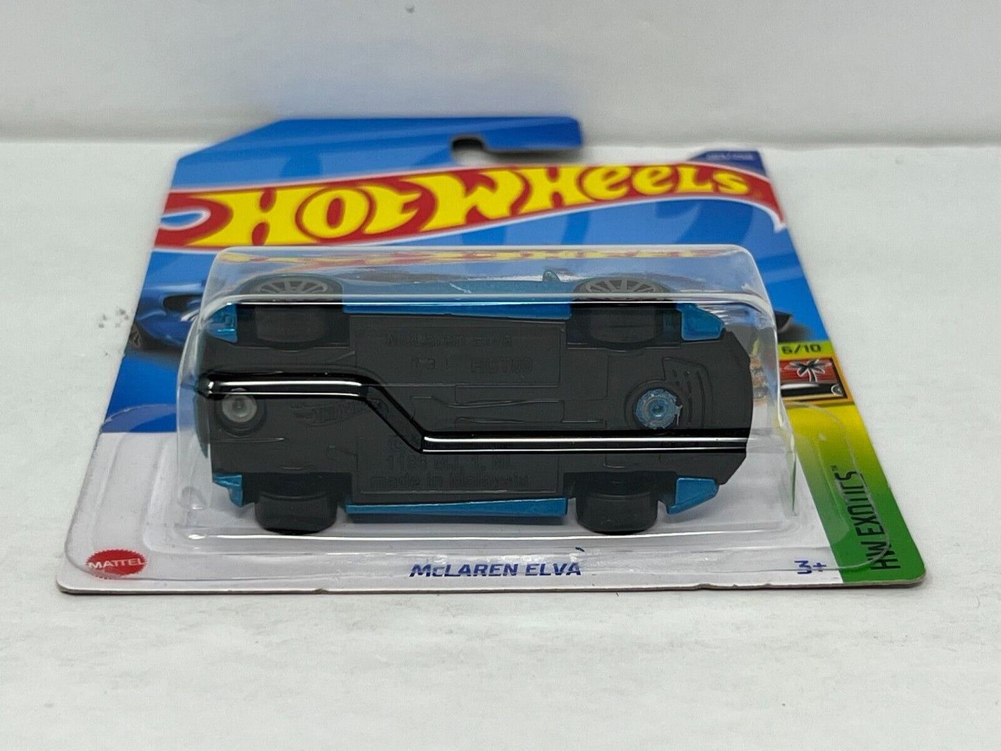 Hot Wheels HW Exotics McLaren Elva Blue European Car 1:64 Diecast