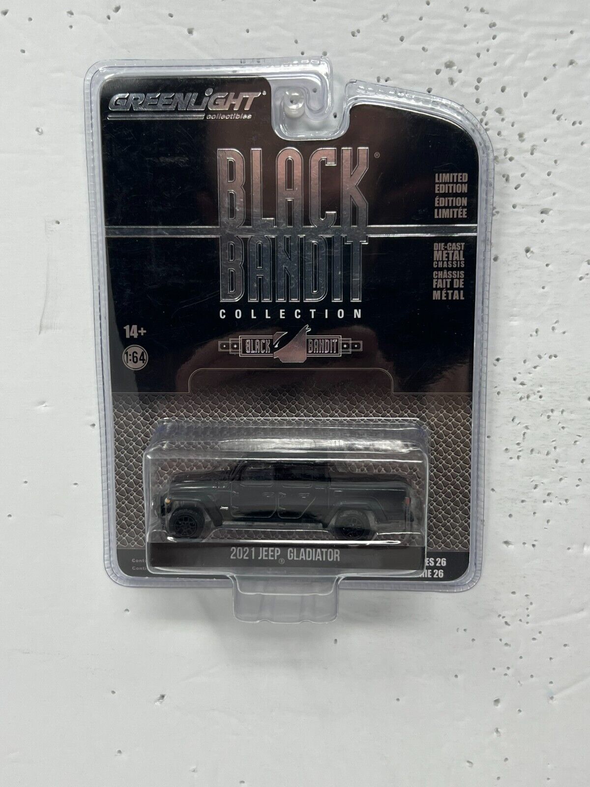 Greenlight Black Bandit 2021 Jeep Gladiator 1:64 Diecast