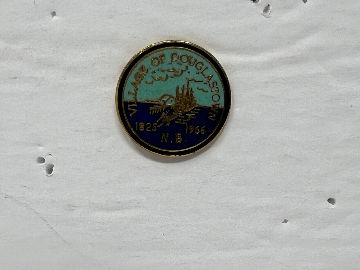 Village of Douglastown New Brunswick Souvenir Cities & States Lapel Pin SP3