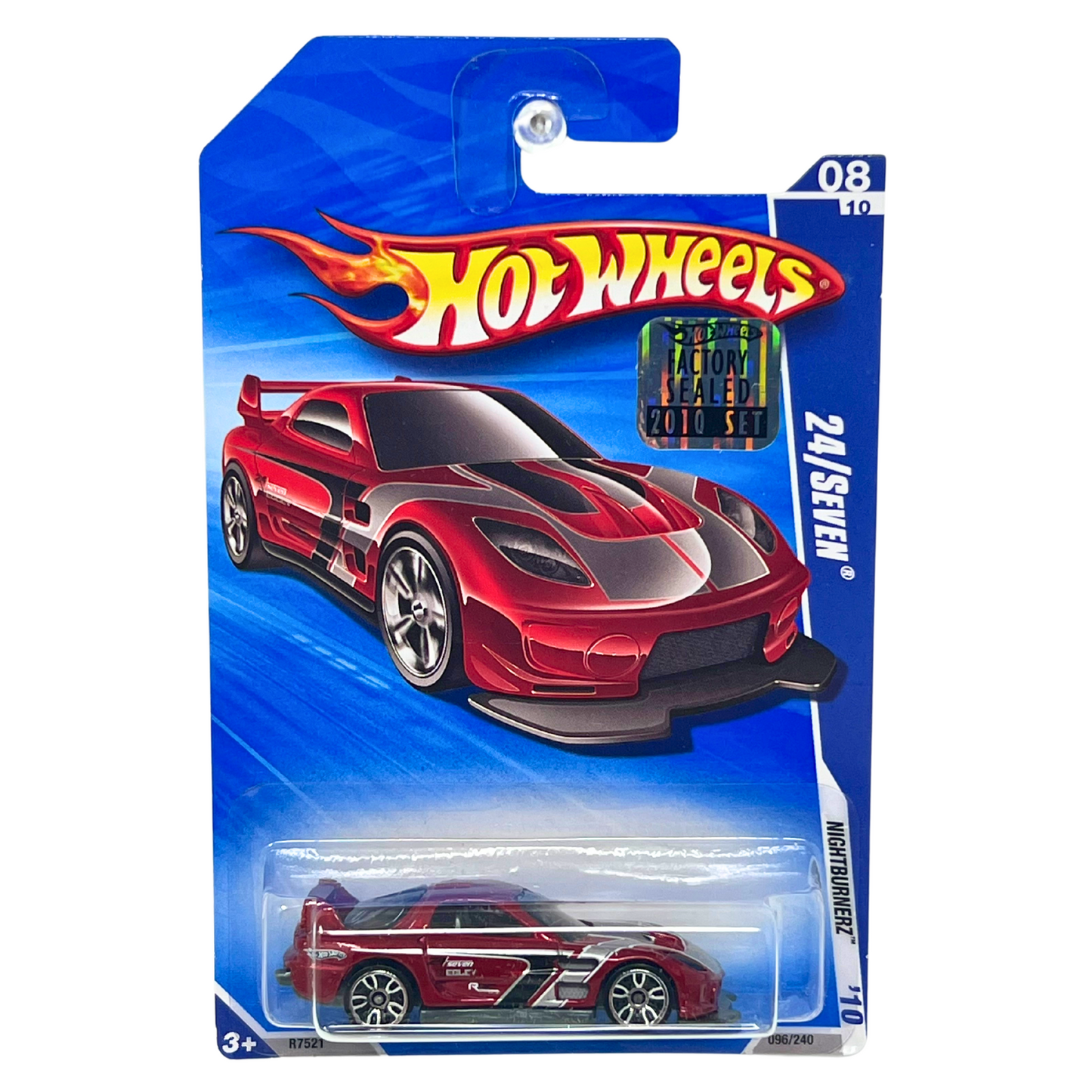 Hot Wheels Nightburnerz 2010 24 Seven JDM 1:64 Diecast 2010 Factory Sealed Set