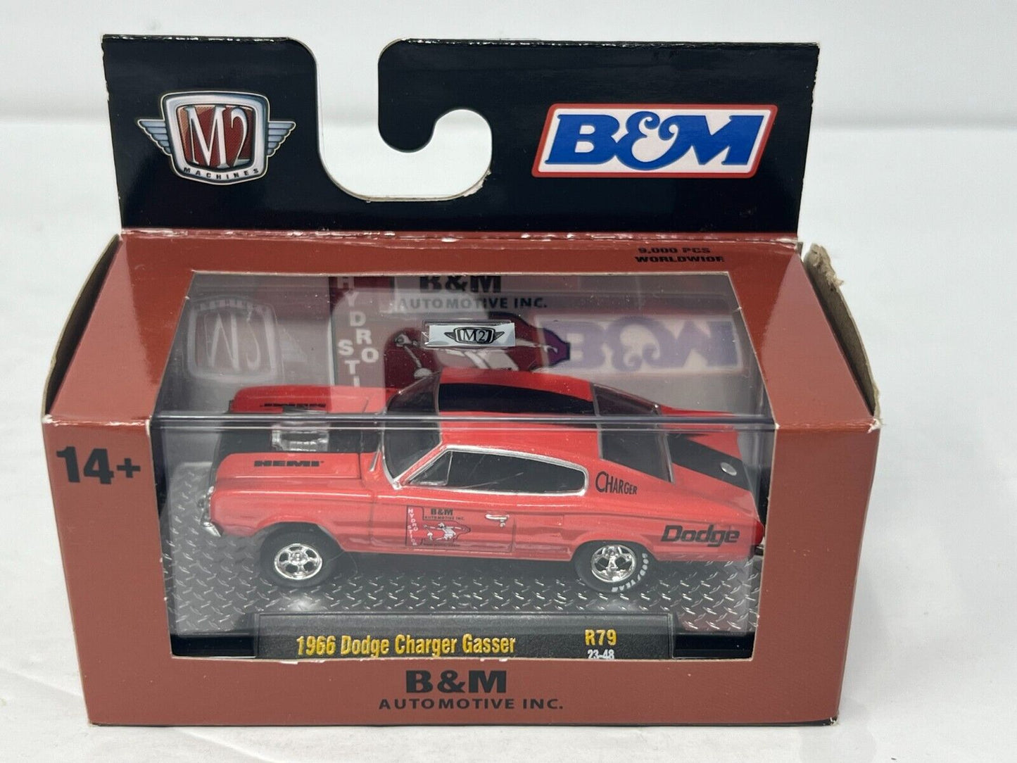 M2 Machines B&M 1966 Dodge Charger Gasser 1:64 Diecast