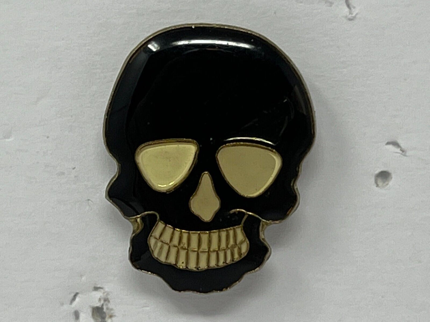 Black Skull Lapel Pin