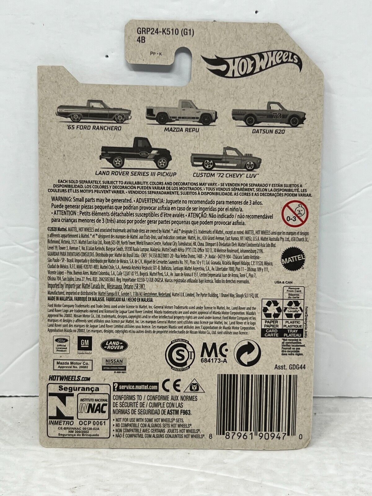 Hot Wheels Pickup Truck Series Mazda Repu Truck 1:64 Diecast V3