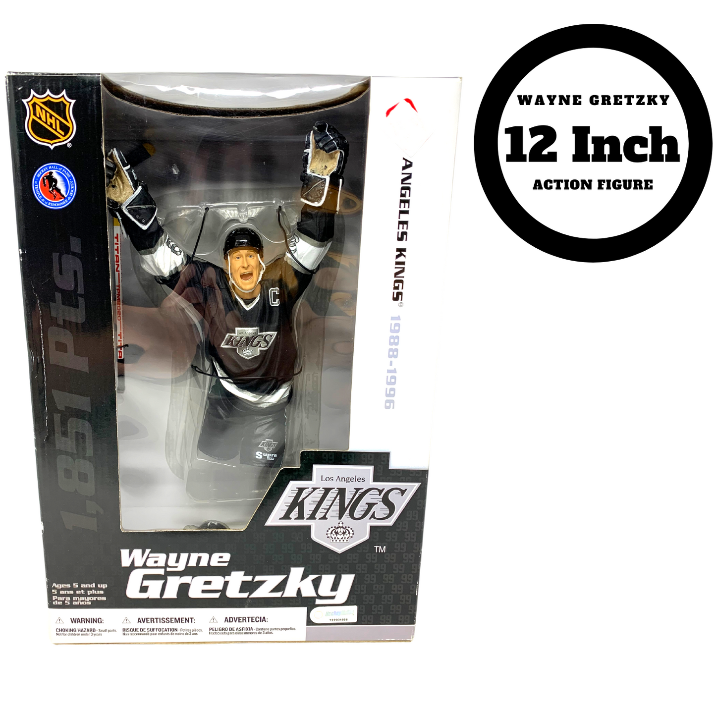 Mcfarlane NHL Wayne Gretzky Los Angeles Kings Legends 12" Inch Figure