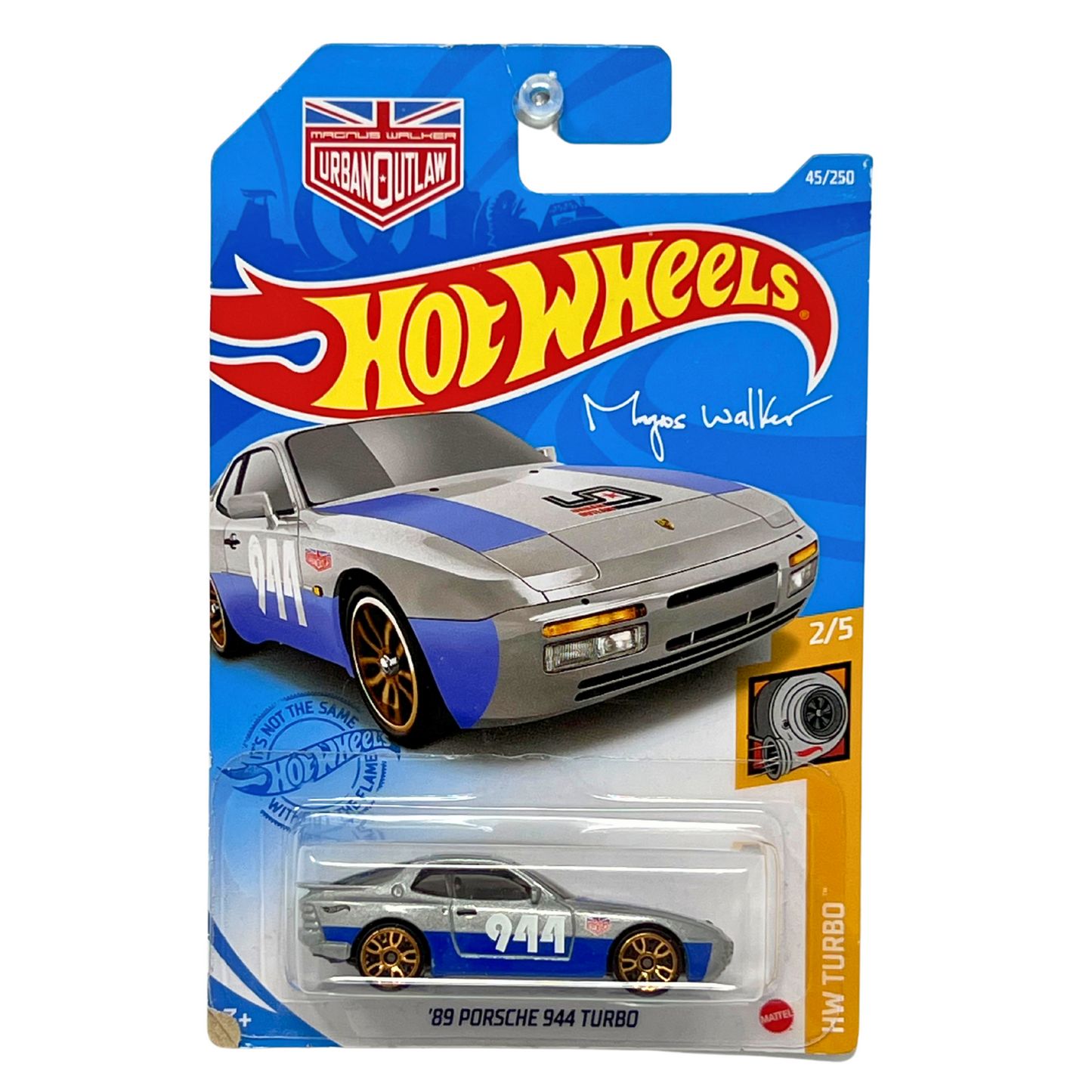 Hot Wheels HW Turbo 1989 Porsche 944 Turbo European Car 1:64 Diecast V3