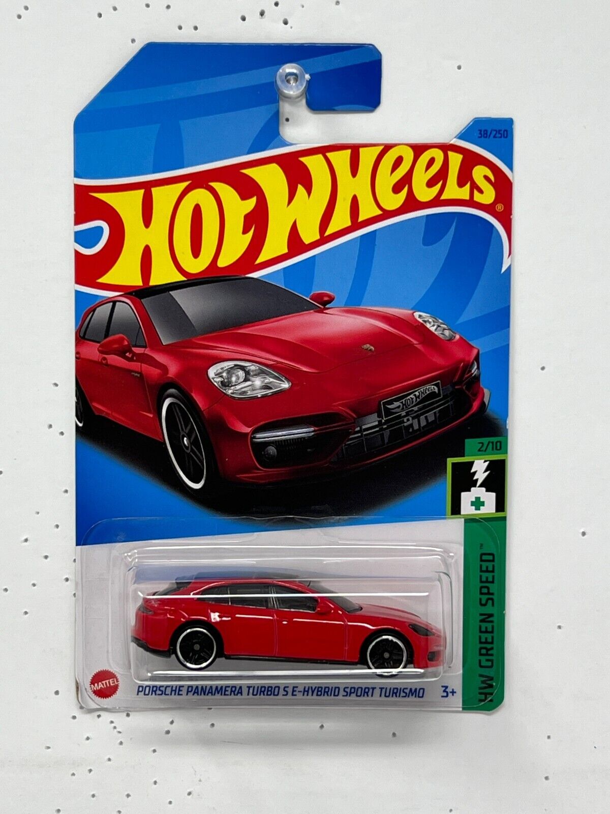 Hot Wheels HW Green Speed Porsche Pamamera Turbo E-Hybrid Sport European Car 1:64 Diecast