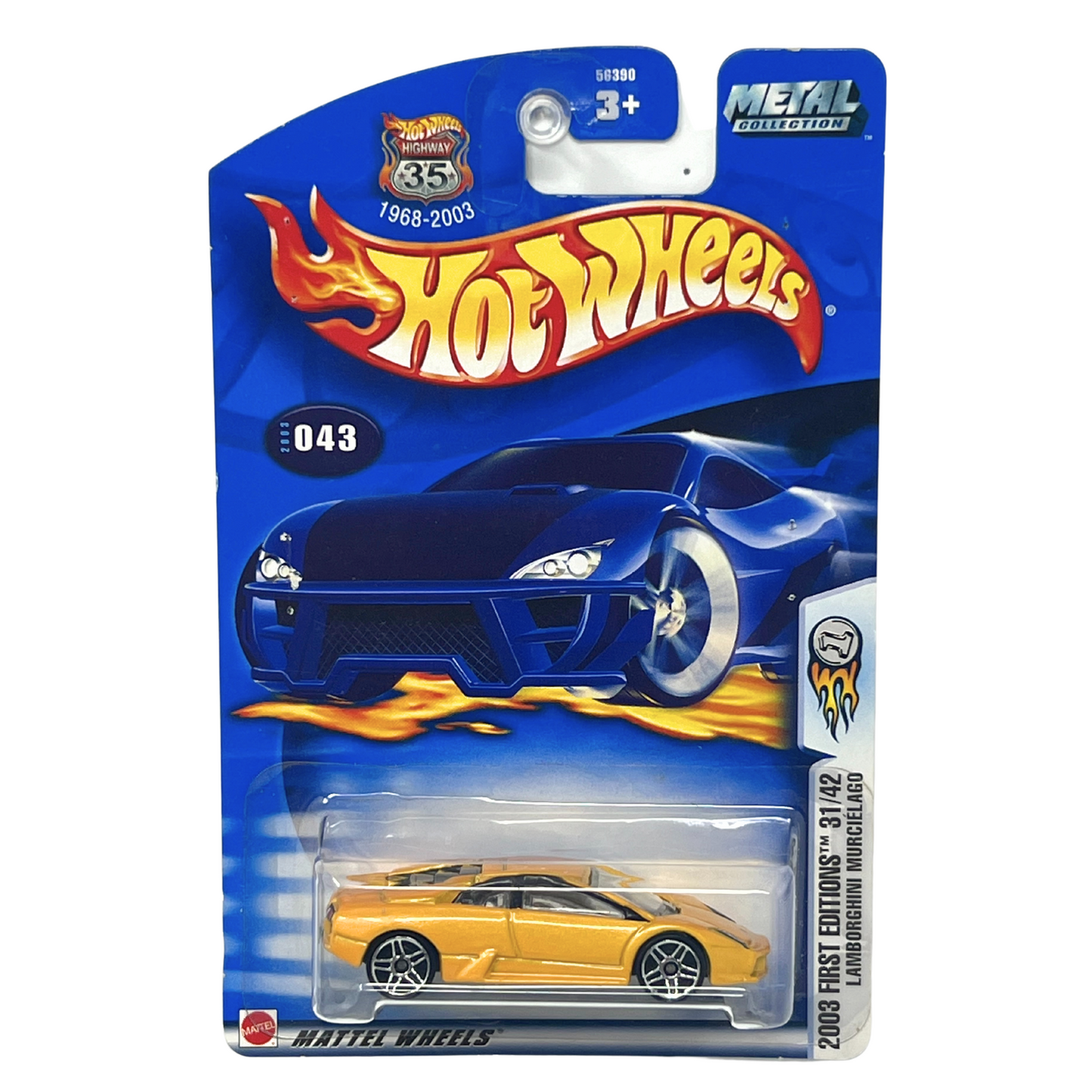Hot Wheels 2003 First Editions Lamborghini Murcielago European Car 1:64 Diecast V2