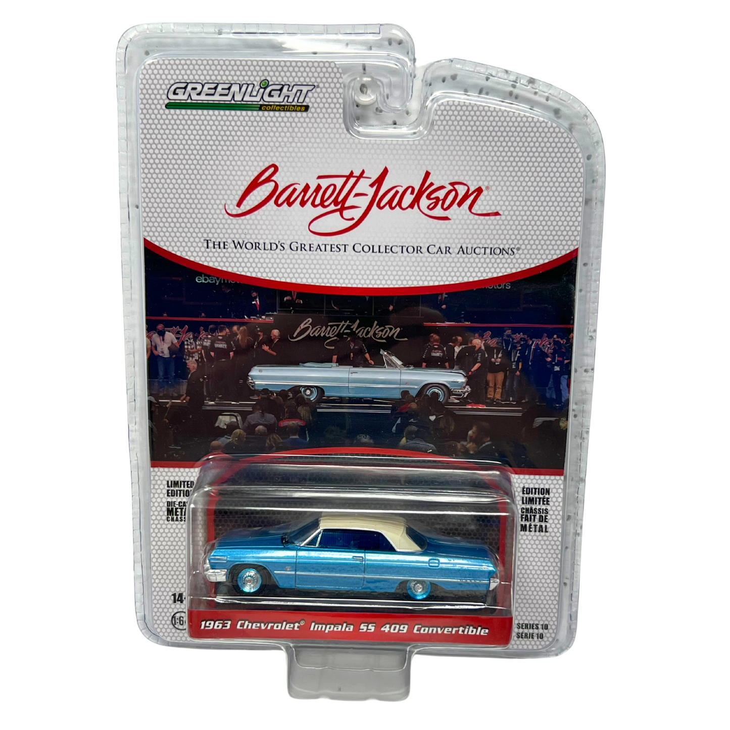 Greenlight Barrett-Jackson 1963 Chevrolet Impala SS 409 Convertible 1:64 Diecast