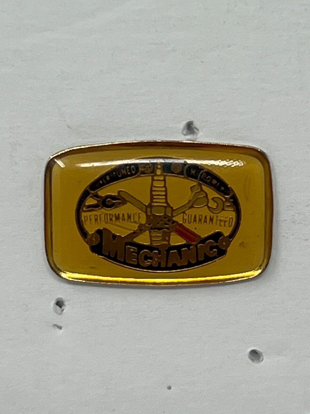 Mechanic Performance Guaranteed Lapel Pin P1