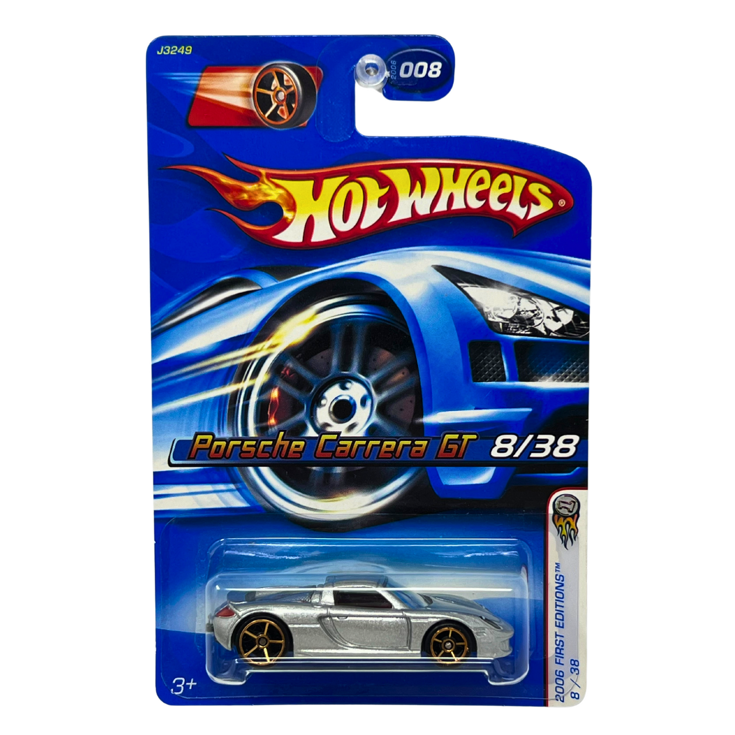 Hot Wheels 2006 First Editions Porsche Carrera GT 1:64 Diecast Silver V4