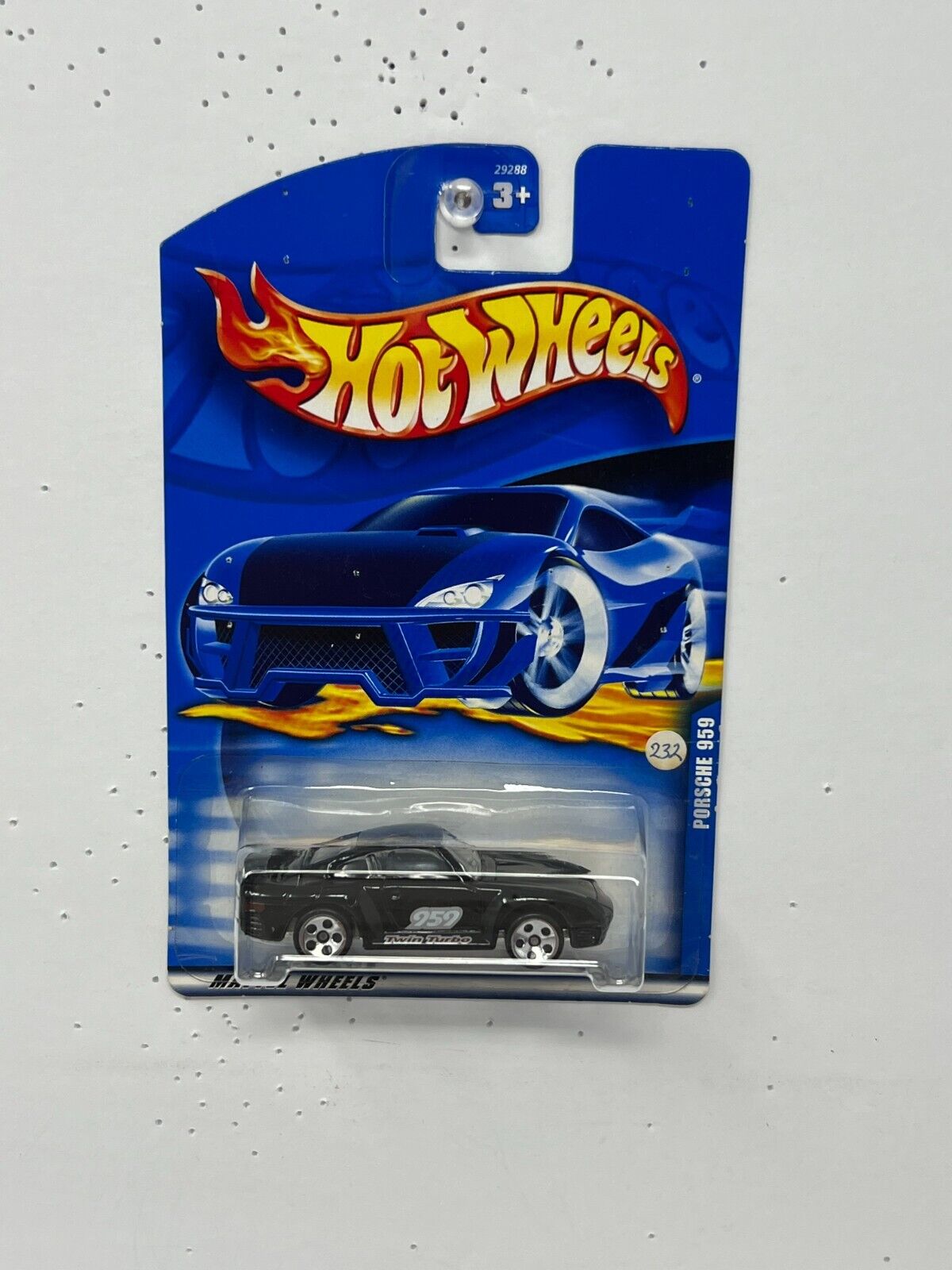 Hot Wheels Porsche 959 European Car 1:64 Diecast Black