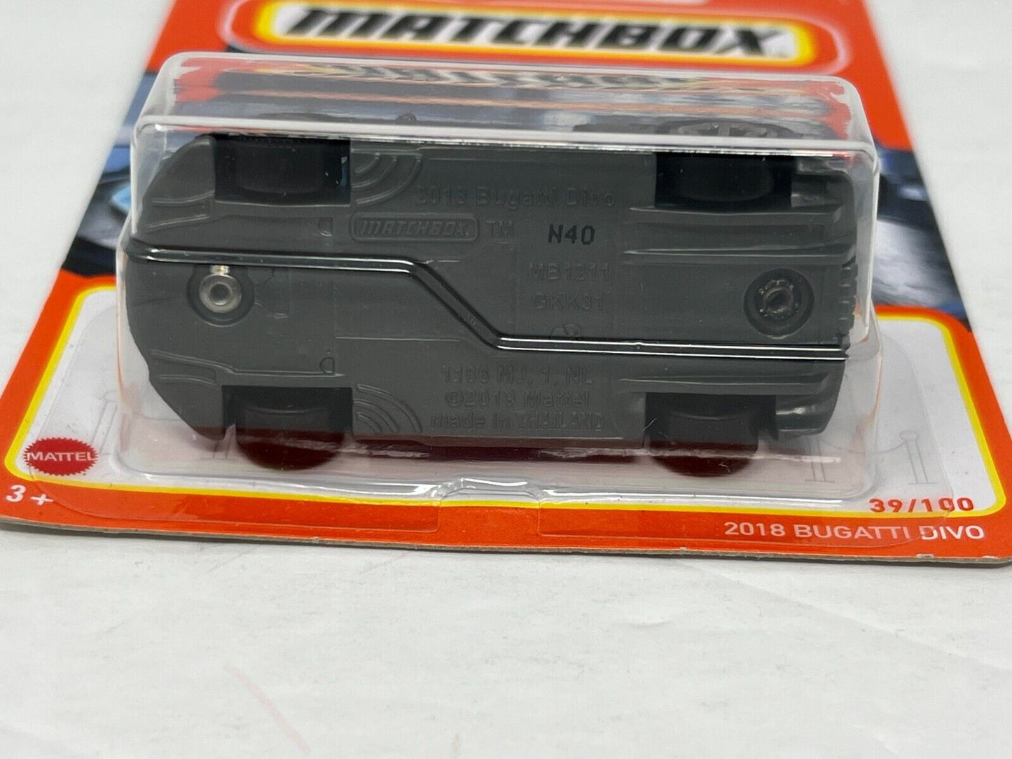 Matchbox 2018 Bugatti Divo 1:64 Diecast Version 2