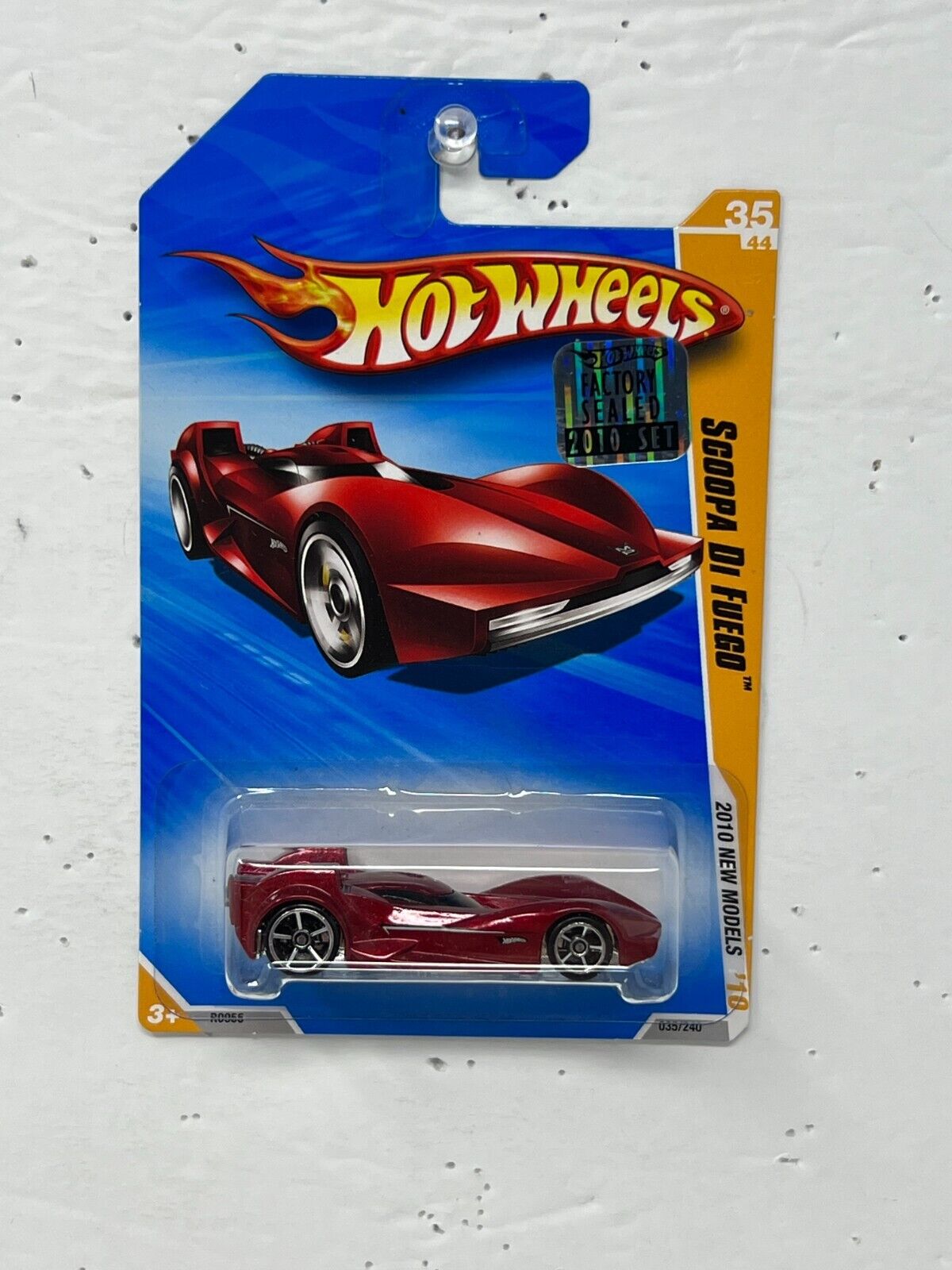 Hot Wheels 2010 New Models Scoopa Di Fuego Fantasy Cars 1:64 Diecast Factory Sealed