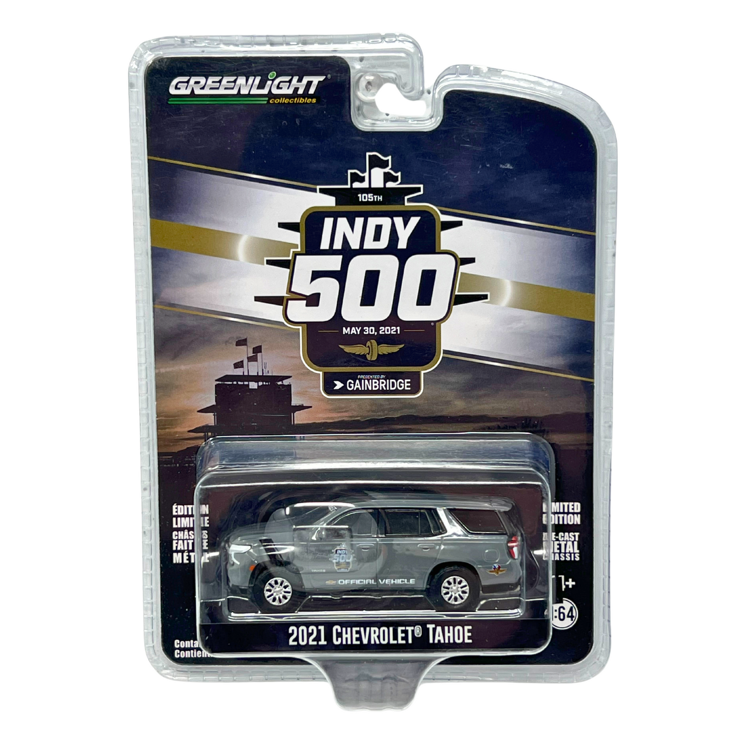 Greenlight 105th Indy 500 2021 Chevrolet Tahoe 1:64 Diecast