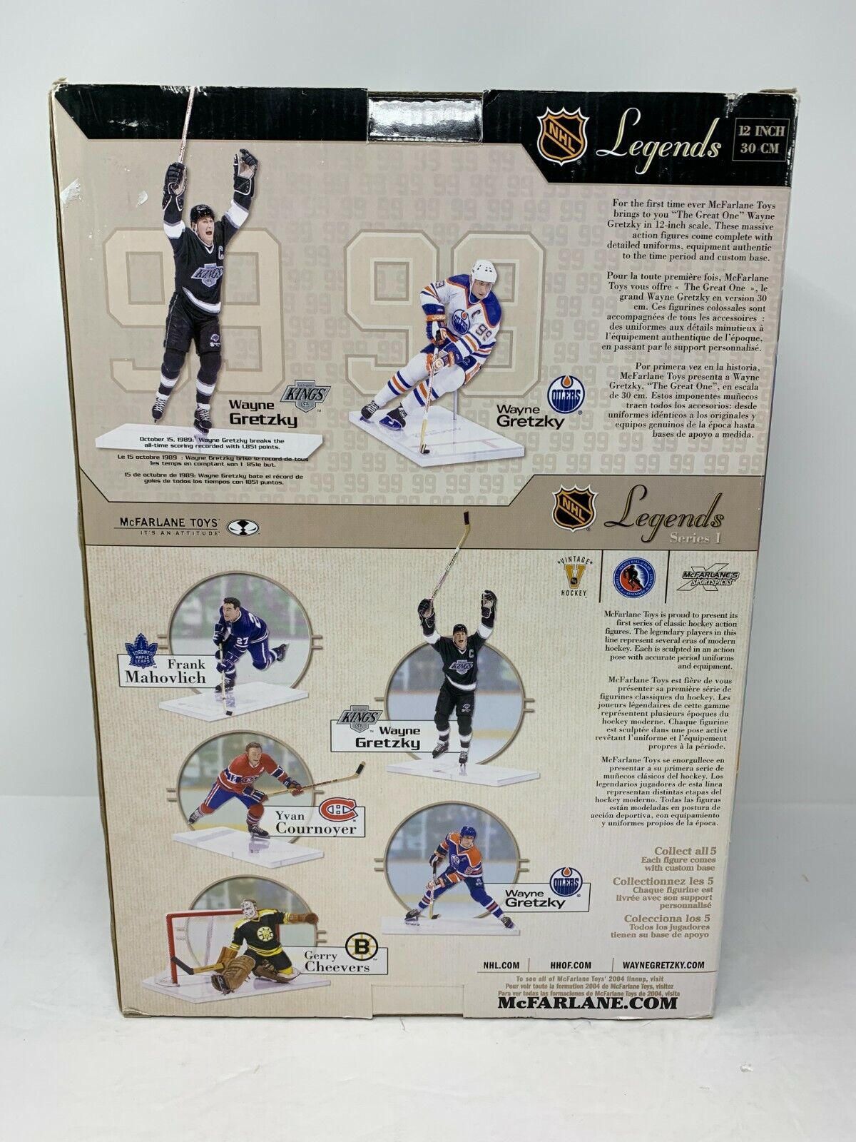 Mcfarlane NHL Wayne Gretzky Los Angeles Kings Legends 12" Inch Figure