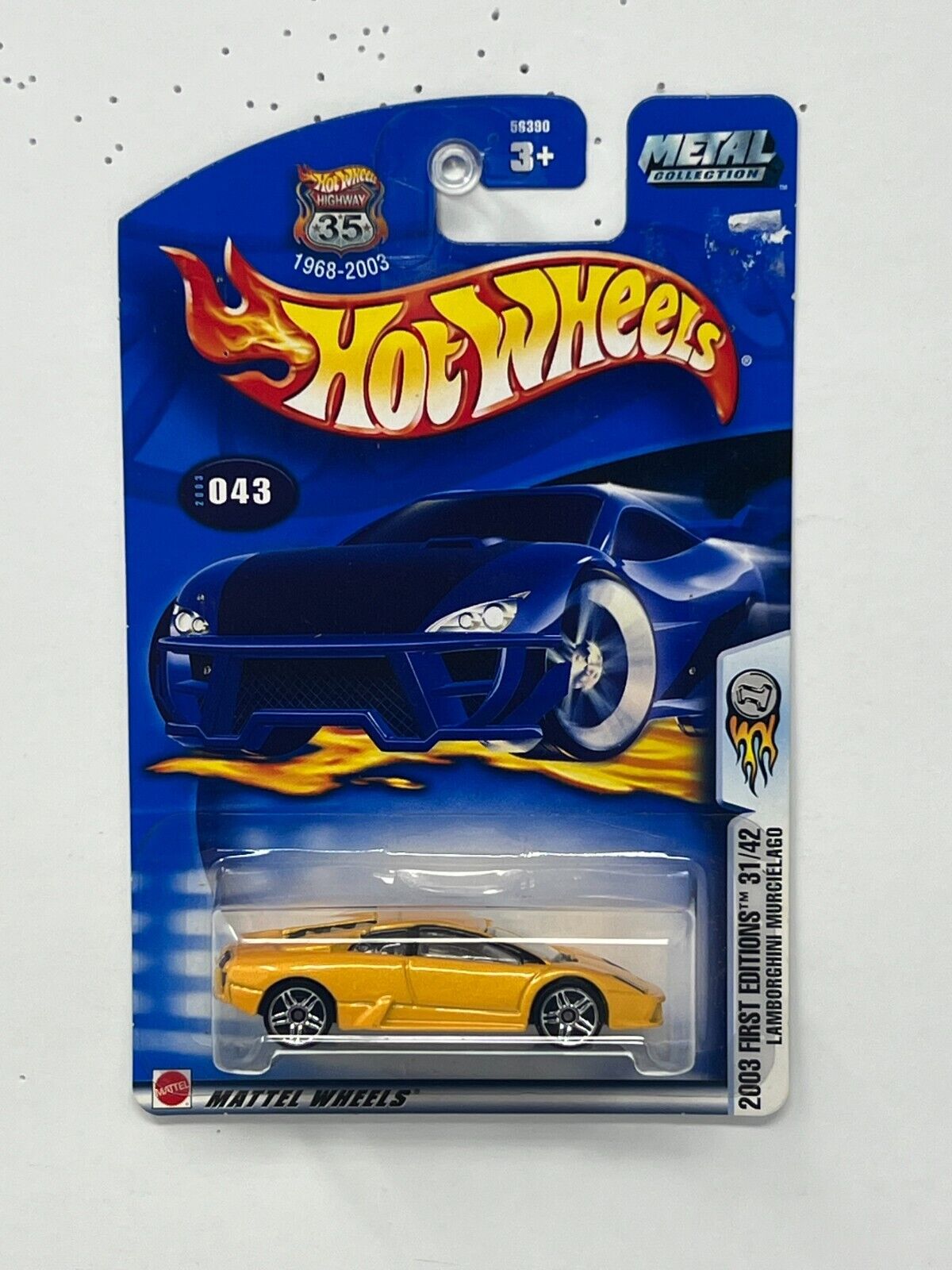 Hot Wheels 2003 First Editions Lamborghini Murcielago European Car 1:64 Diecast