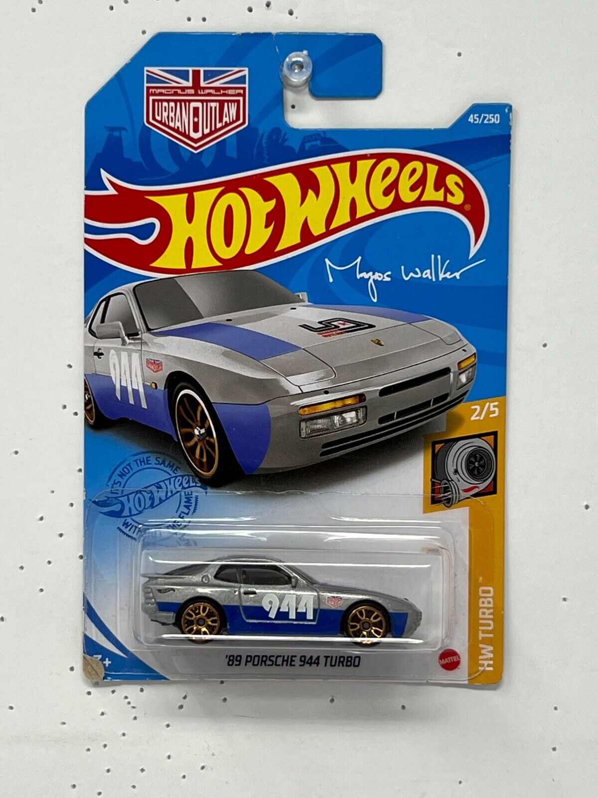 Hot Wheels HW Turbo 1989 Porsche 944 Turbo European Car 1:64 Diecast V3