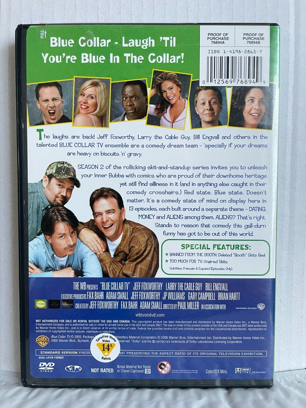 Blue Collar TV Season 2 (DVD) TV Series Boxset Good Condition!!!
