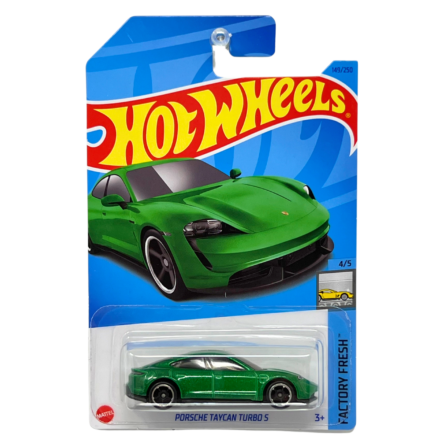 Hot Wheels Factory Fresh Porsche Taycan Turbo S Green European Car 1:64 Diecast