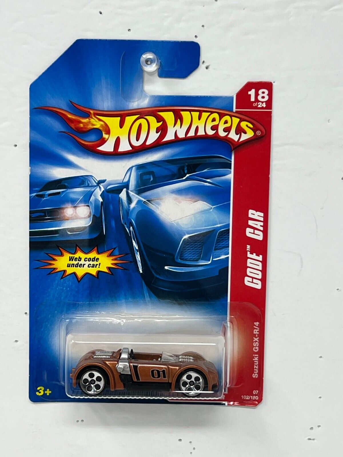 Hot Wheels Code Car Suzuki GSX-R4 1:64 Diecast