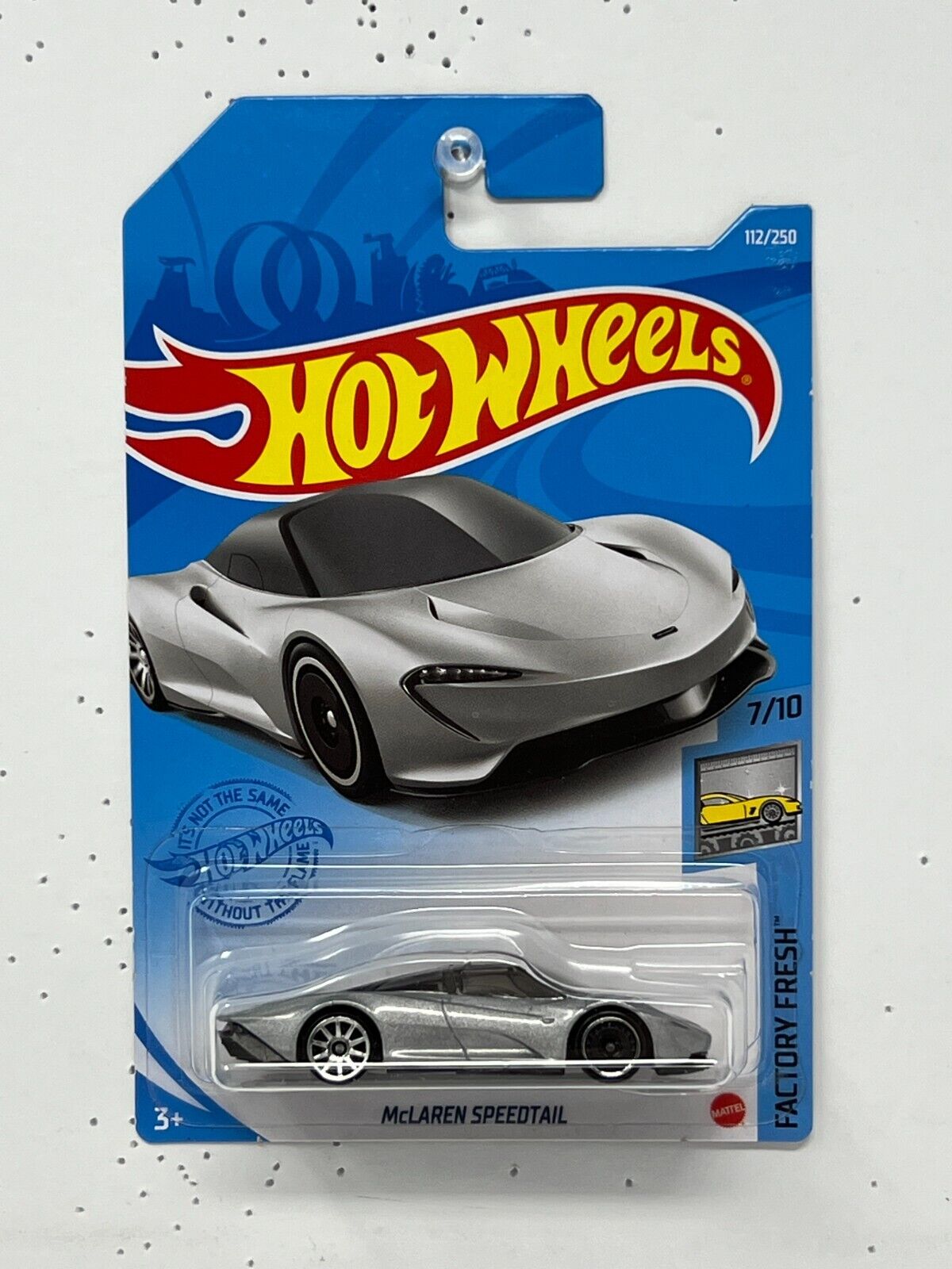 Hot Wheels Factory Fresh McLaren Speedtail Grey European Car 1:64 Diecast