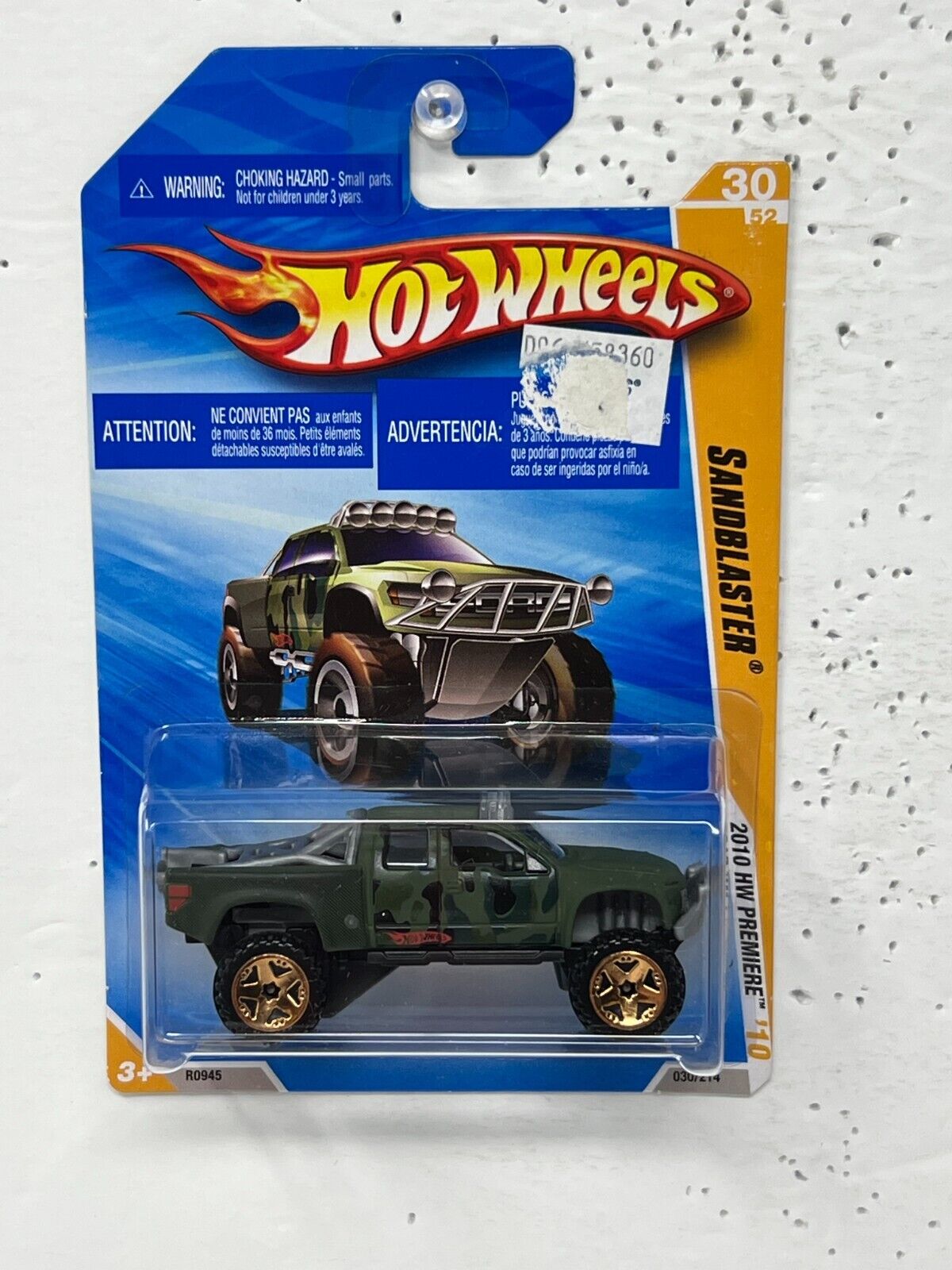 Hot Wheels 2010 HW Premiere Sandblaster Fantasy Cars 1:64 Diecast V2