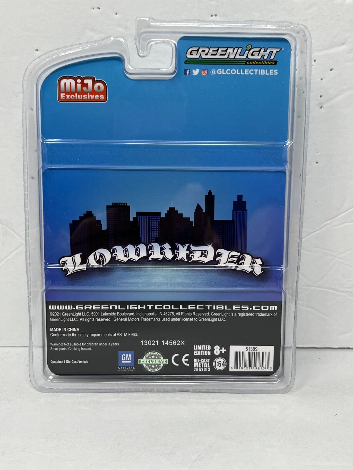 Greenlight Mijo Exclusives Lowrider 1986 Chevrolet Caprice 1:64 Diecast