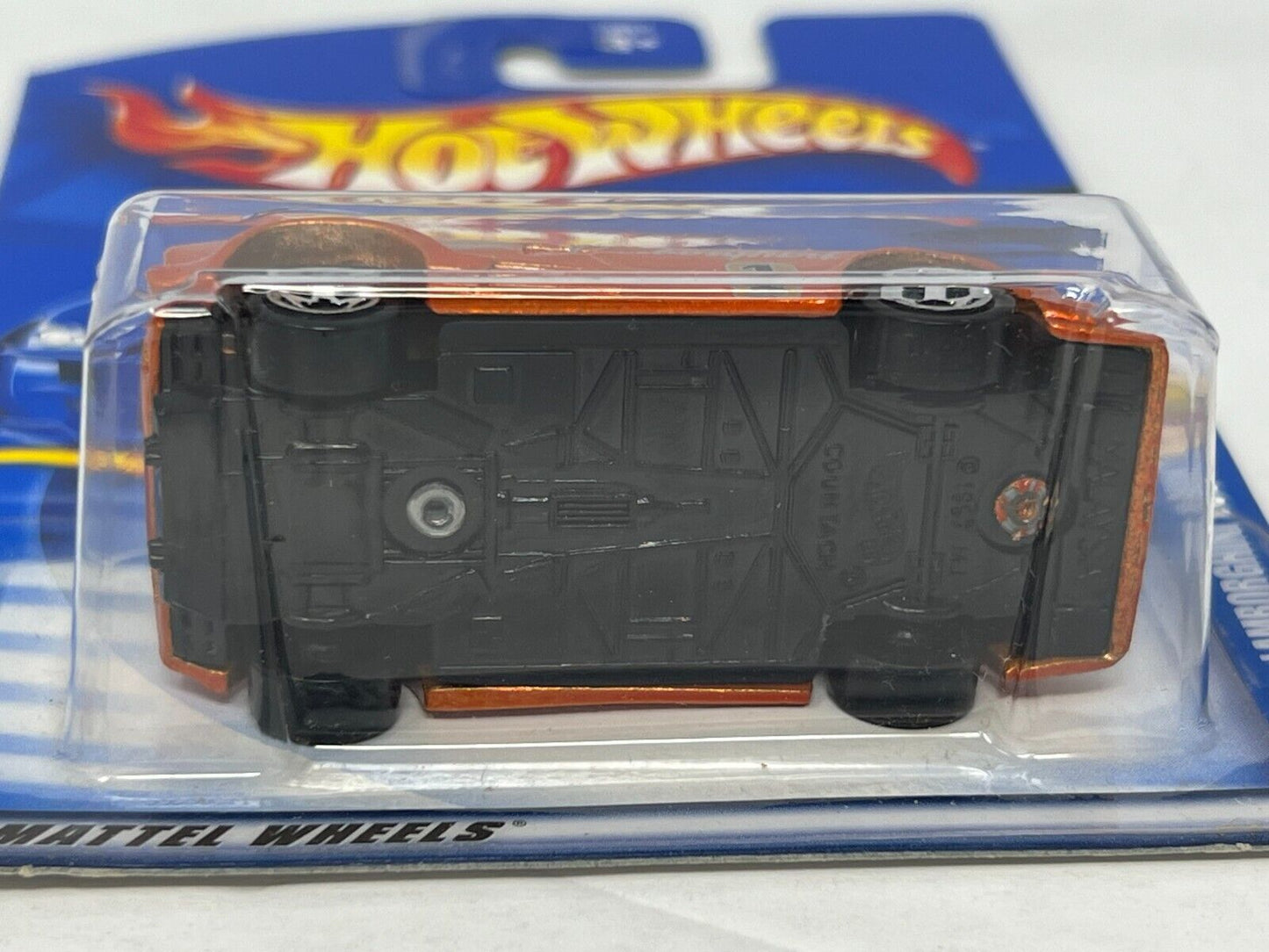 Hot Wheels Lamborghini Countach European Car 1:64 Diecast Orange V3