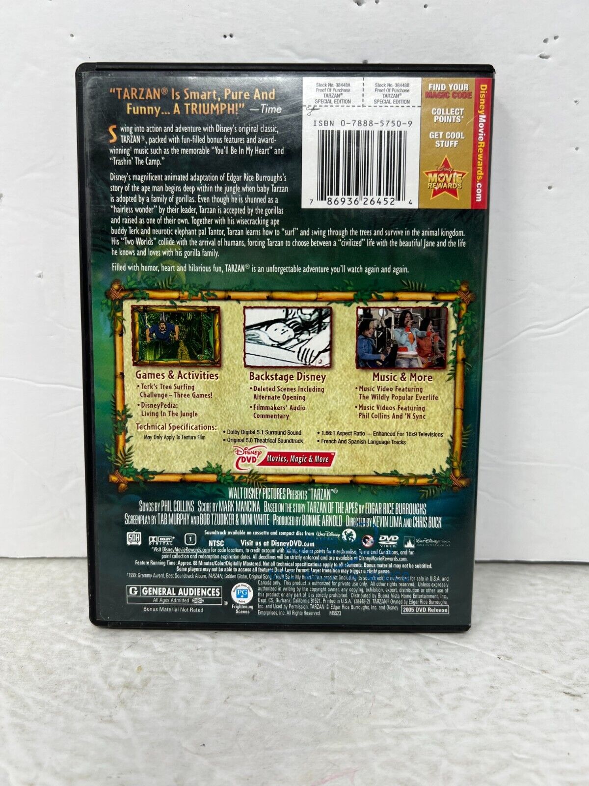 Disney Tarzan (DVD) Good Condition!!!