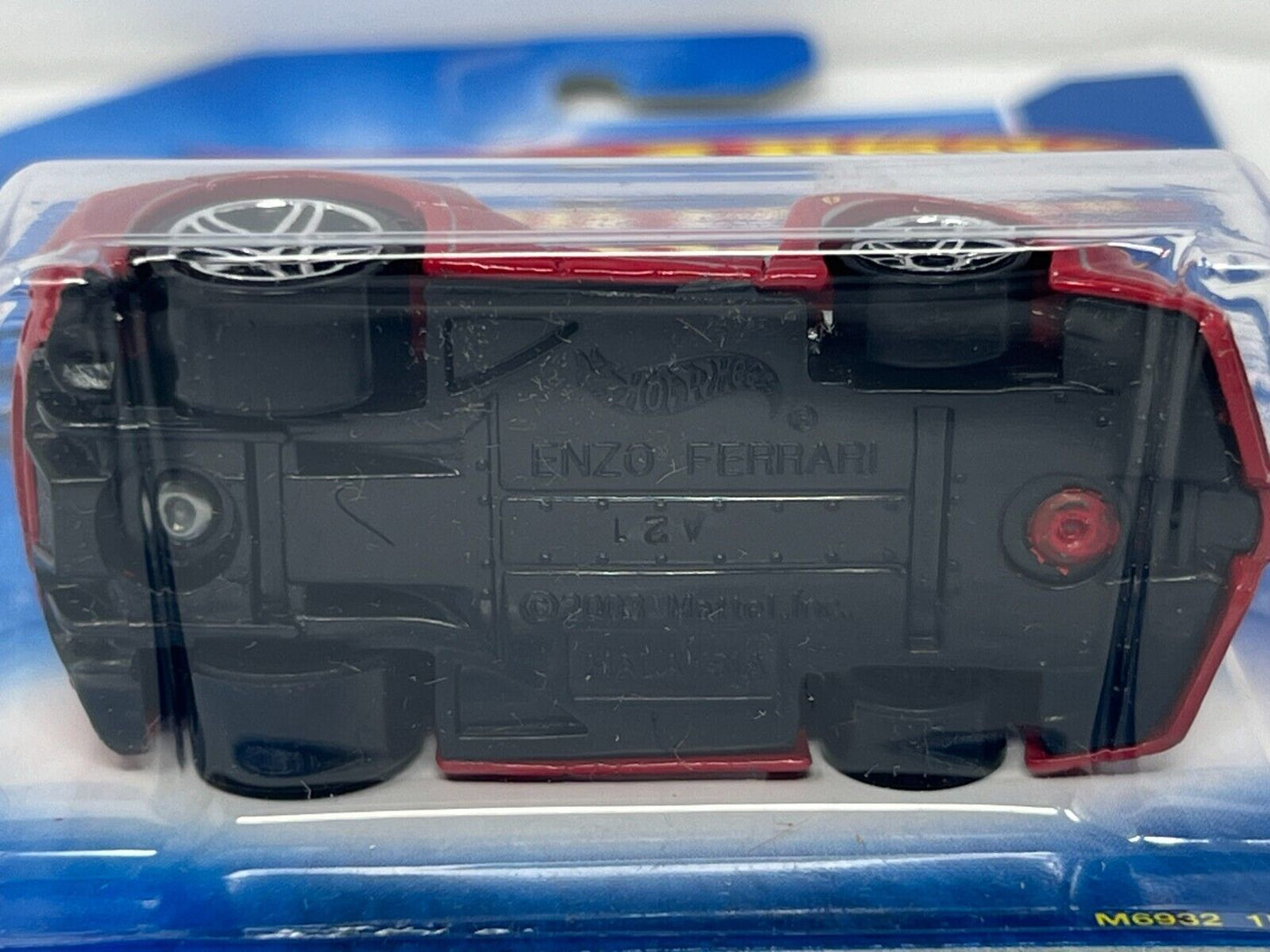 Hot Wheels 2008 All Stars 'Tooned Enzo Ferrari Red European Car 1:64 Diecast Factory Sealed