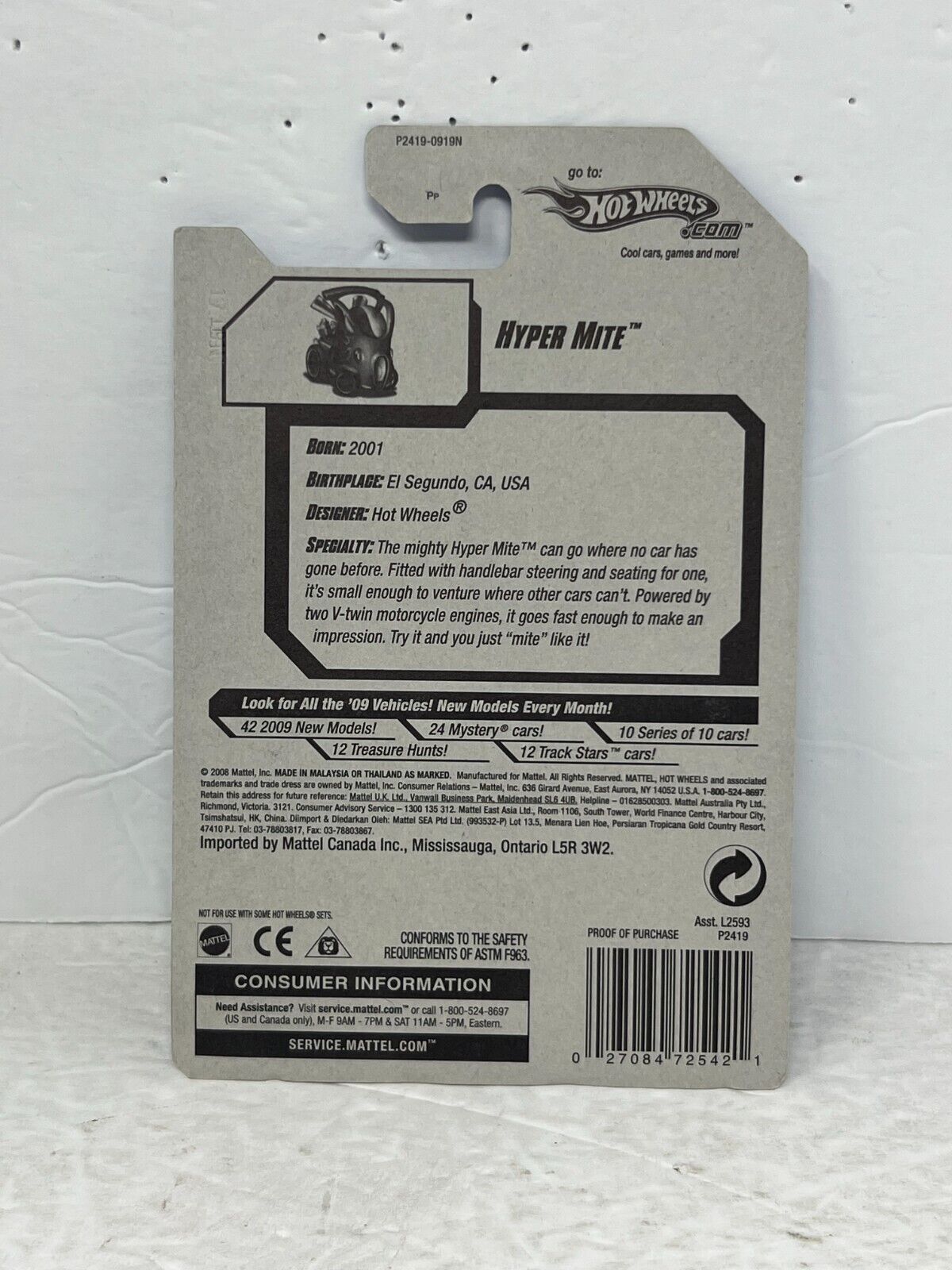 Hot Wheels HW Designs Hyper Mite Fantasy Cars 1:64 Diecast Factory Sealed