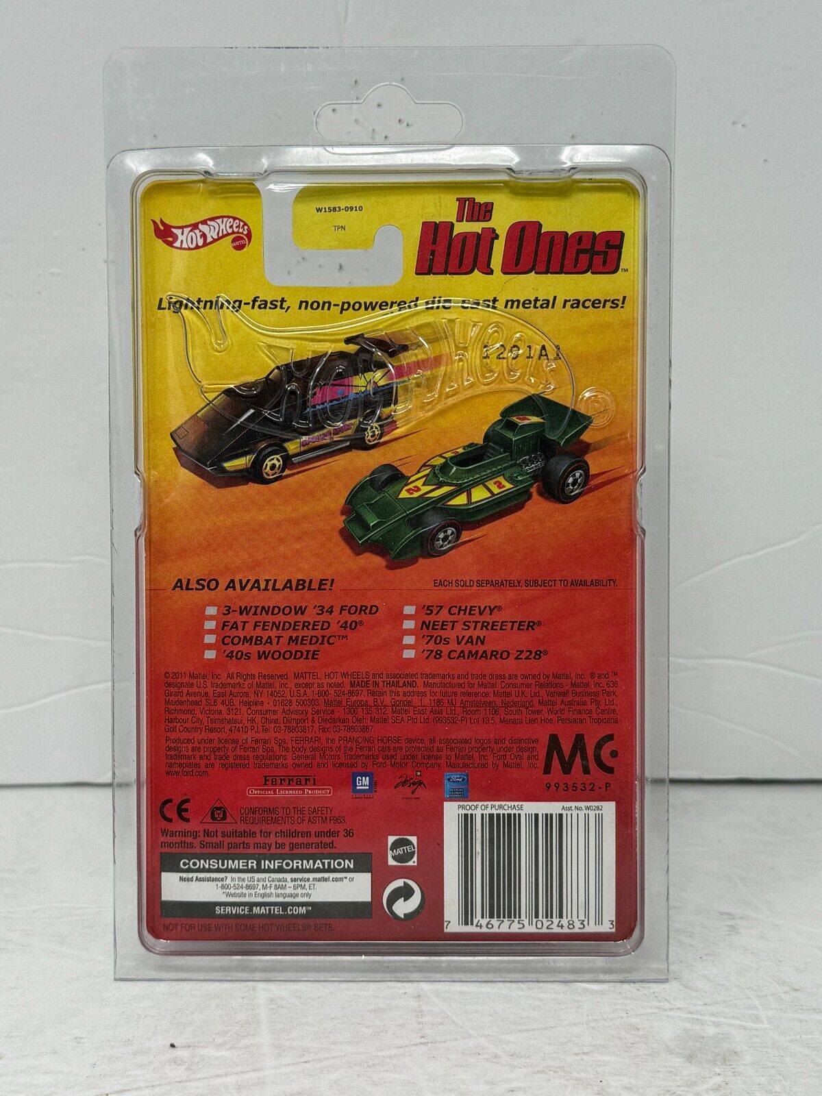 Hot Wheels The Hot Ones 1978 Chevrolet Camaro Z28 Muscle Car 1:64 Diecast