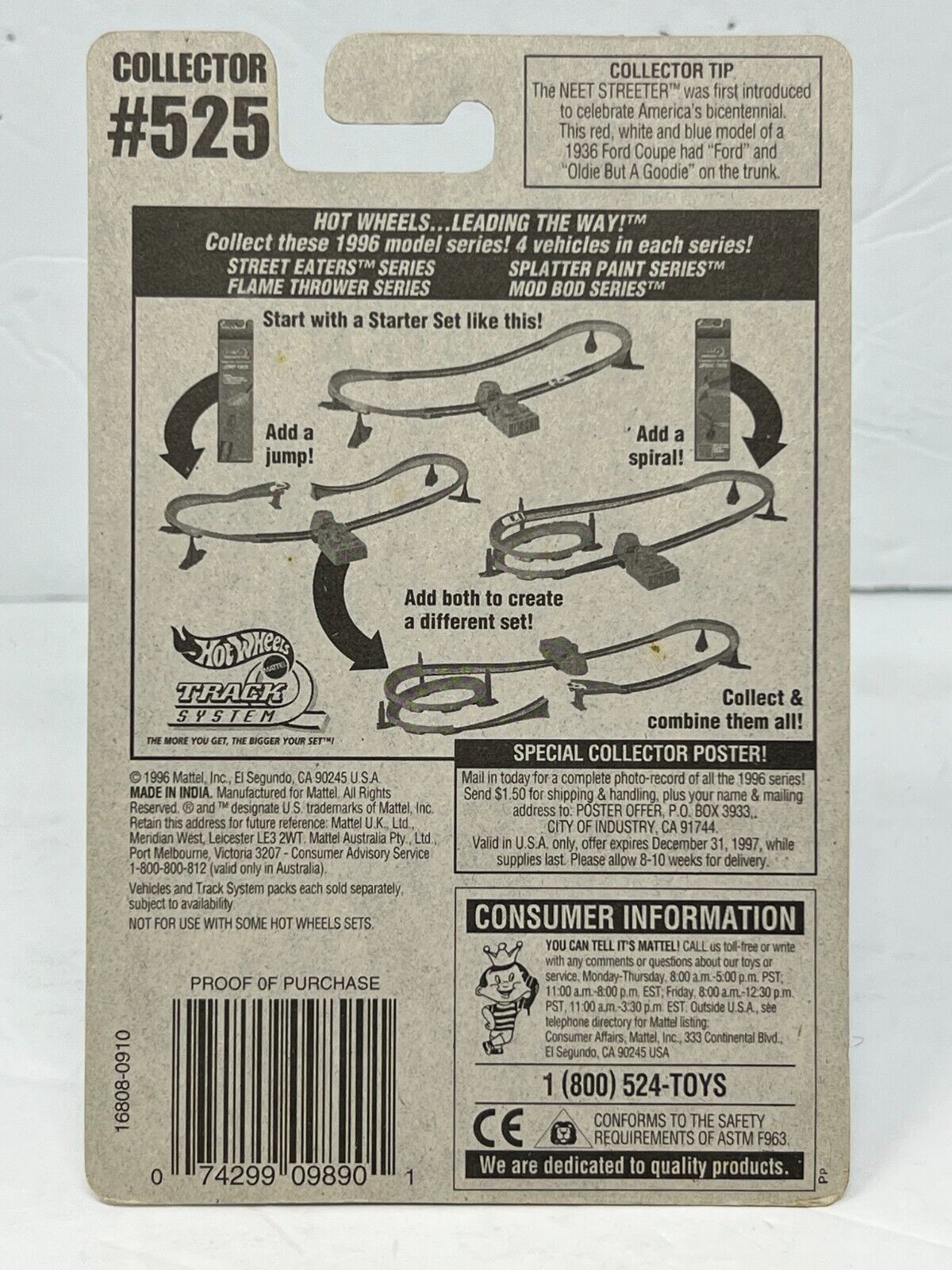 Hot Wheels Trailbuster Collector #525 Fantasy Cars 1:64 Diecast