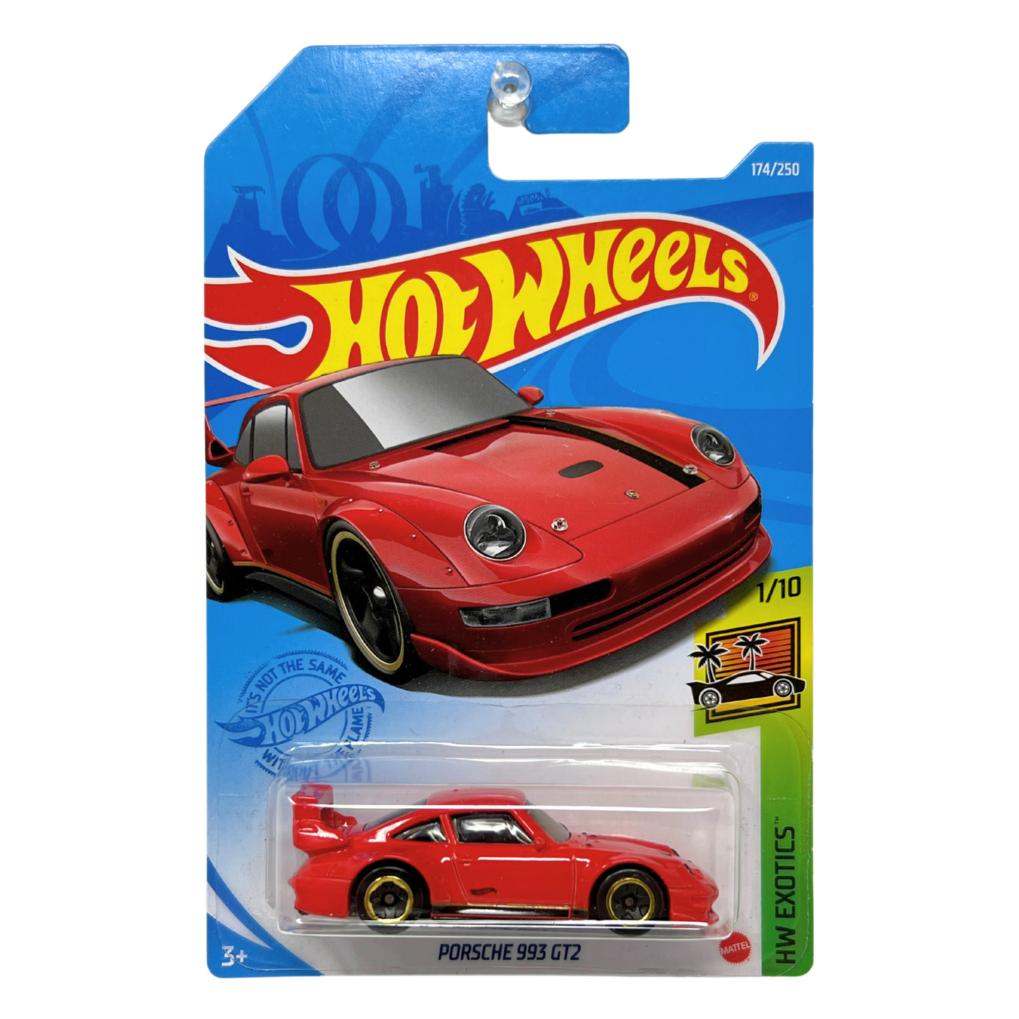 Hot Wheels HW Exotics Porsche 993 GT2 European Car 1:64 Diecast V3