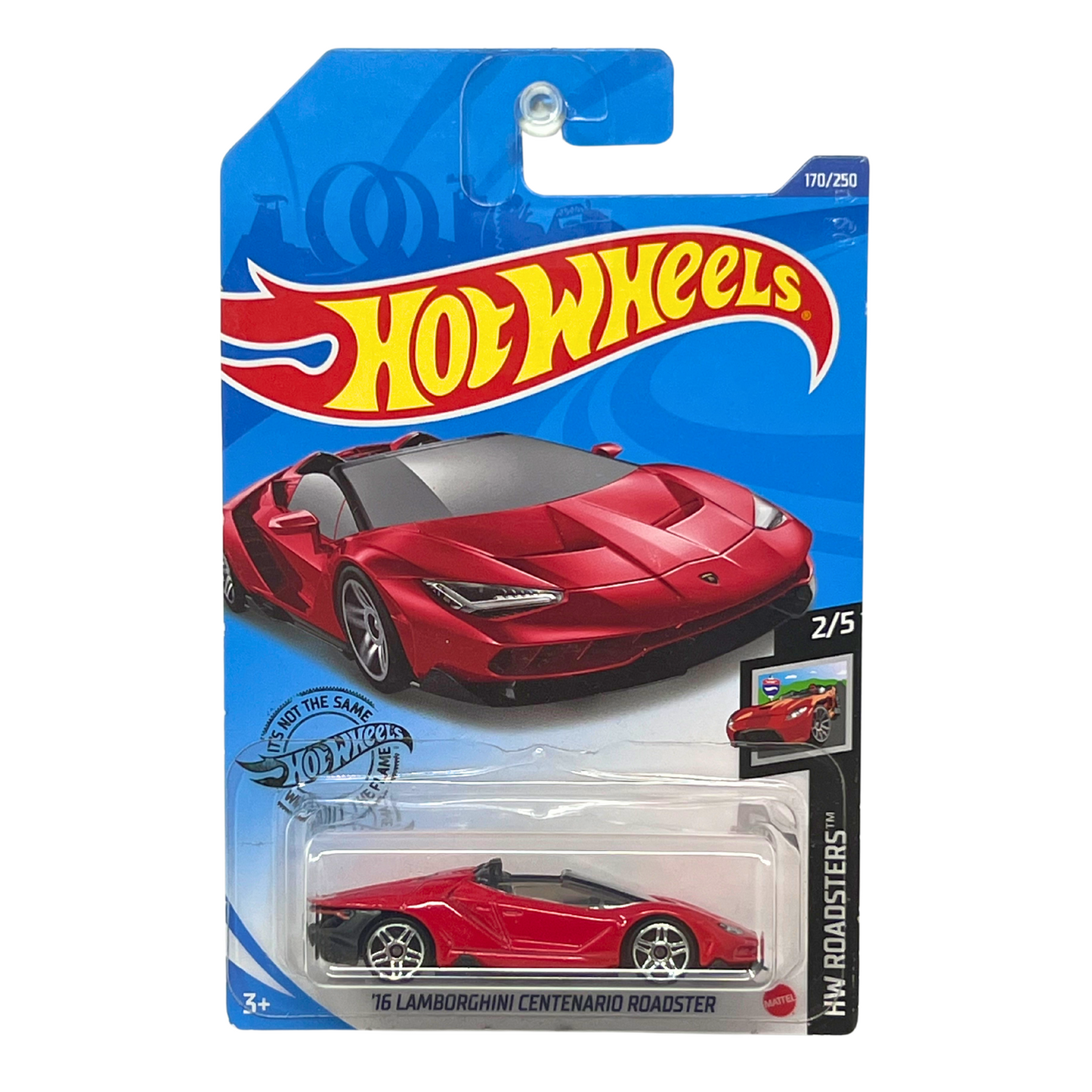 Hot Wheels HW Roadsters 2016 Lamborghini Centenario Roadster European Car 1:64 Diecast V5