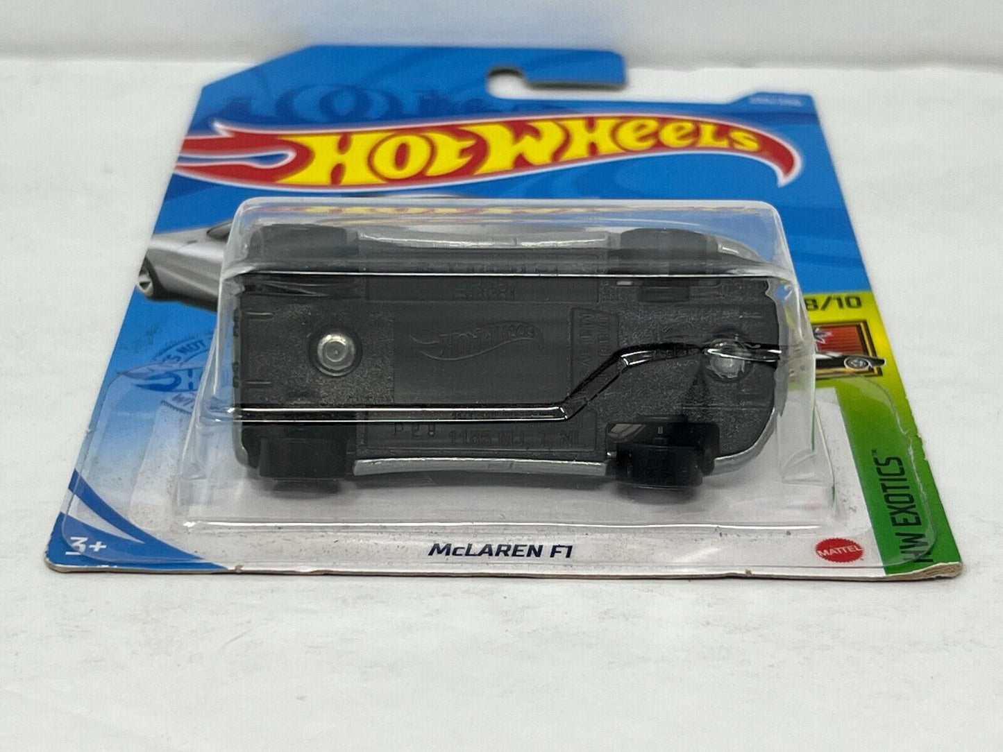 Hot Wheels HW Exotics McLaren F1 Grey European Car 1:64 Diecast