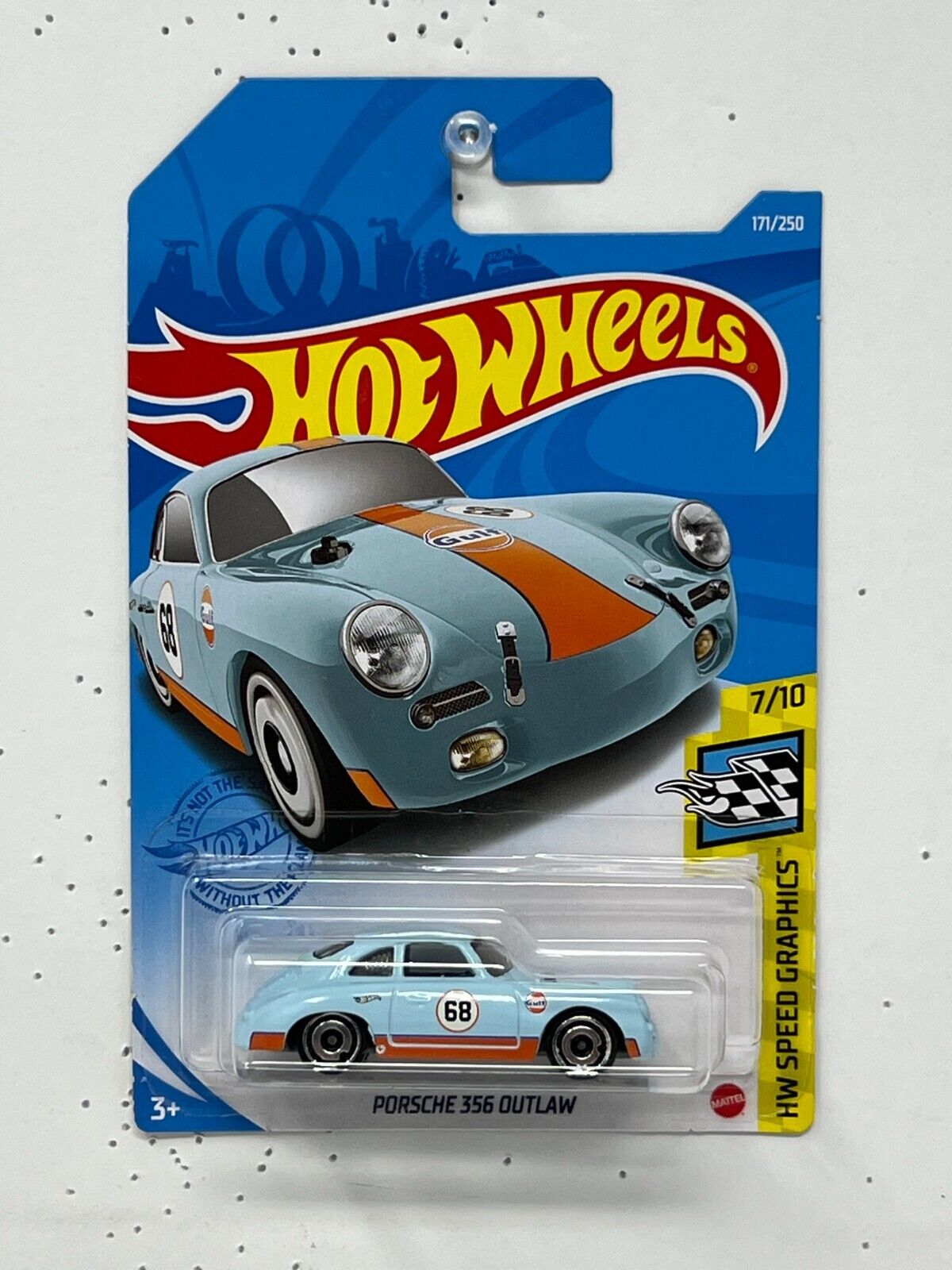 Hot Wheels HW Speed Graphics Porsche 356 Outlaw European Car 1:64 Diecast V5