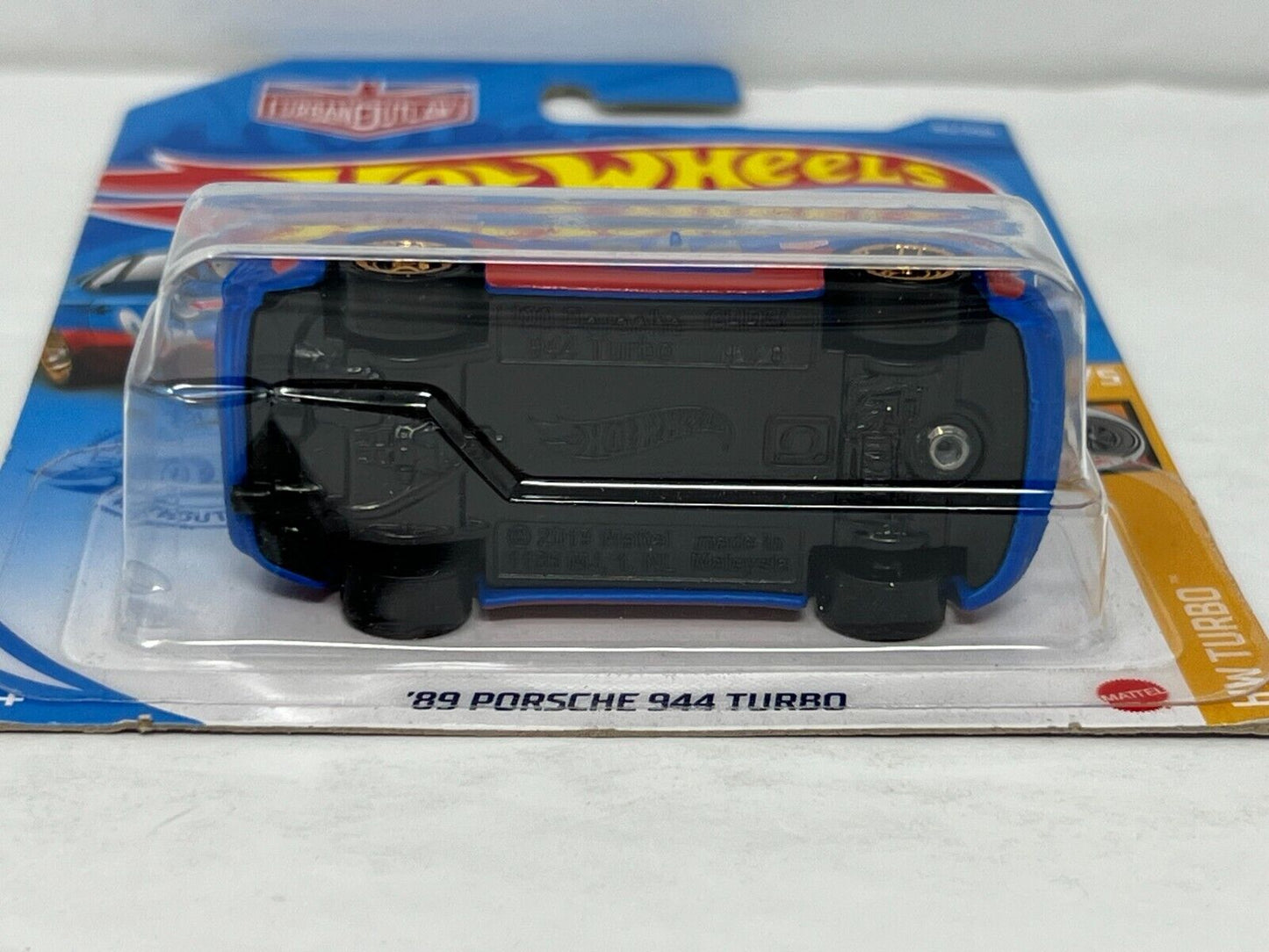 Hot Wheels HW Turbo 1989 Porsche 944 Turbo European Car 1:64 Diecast Blue V5