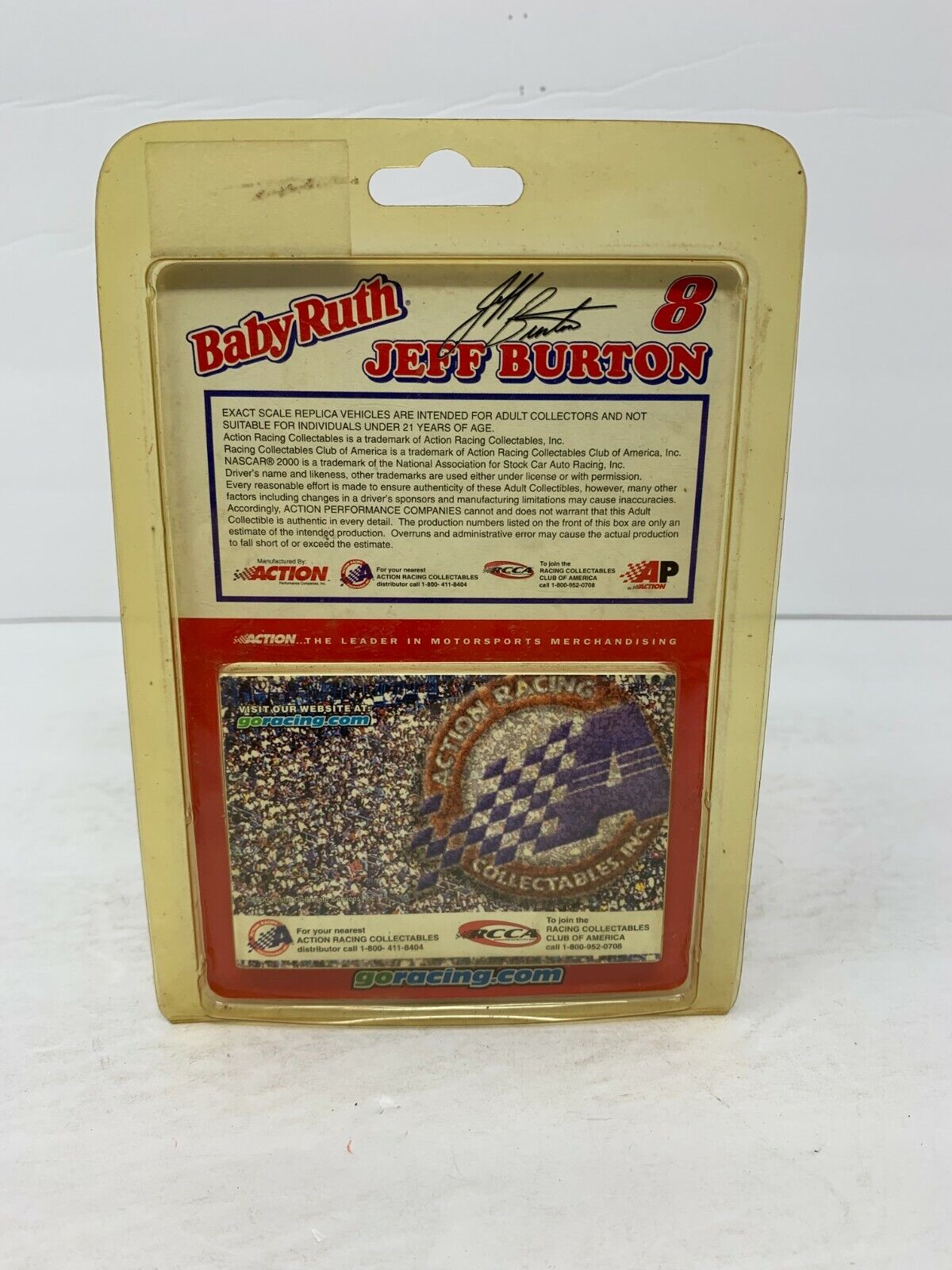 Action Nascar #8 Jeff Burton Baby Ruth 1990 Thunderbird 1:64 Diecast