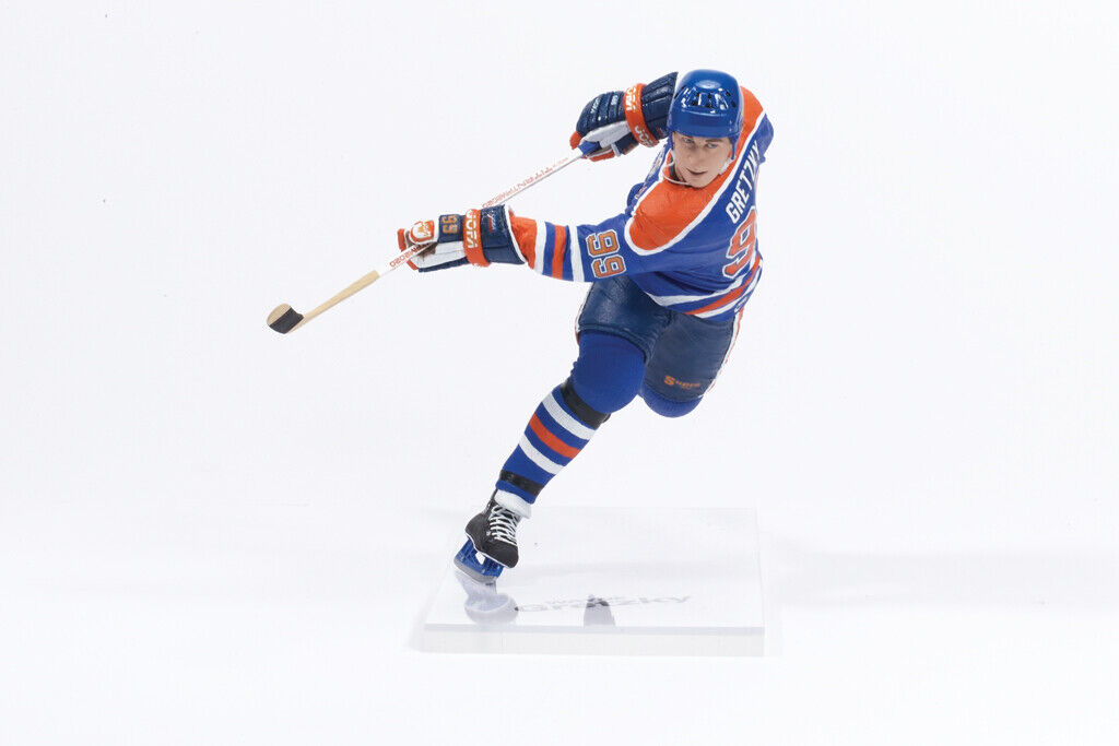 Mcfarlane NHL Wayne Gretzky Edmonton Oilers Blue Jersey Legends Series 2 Figure